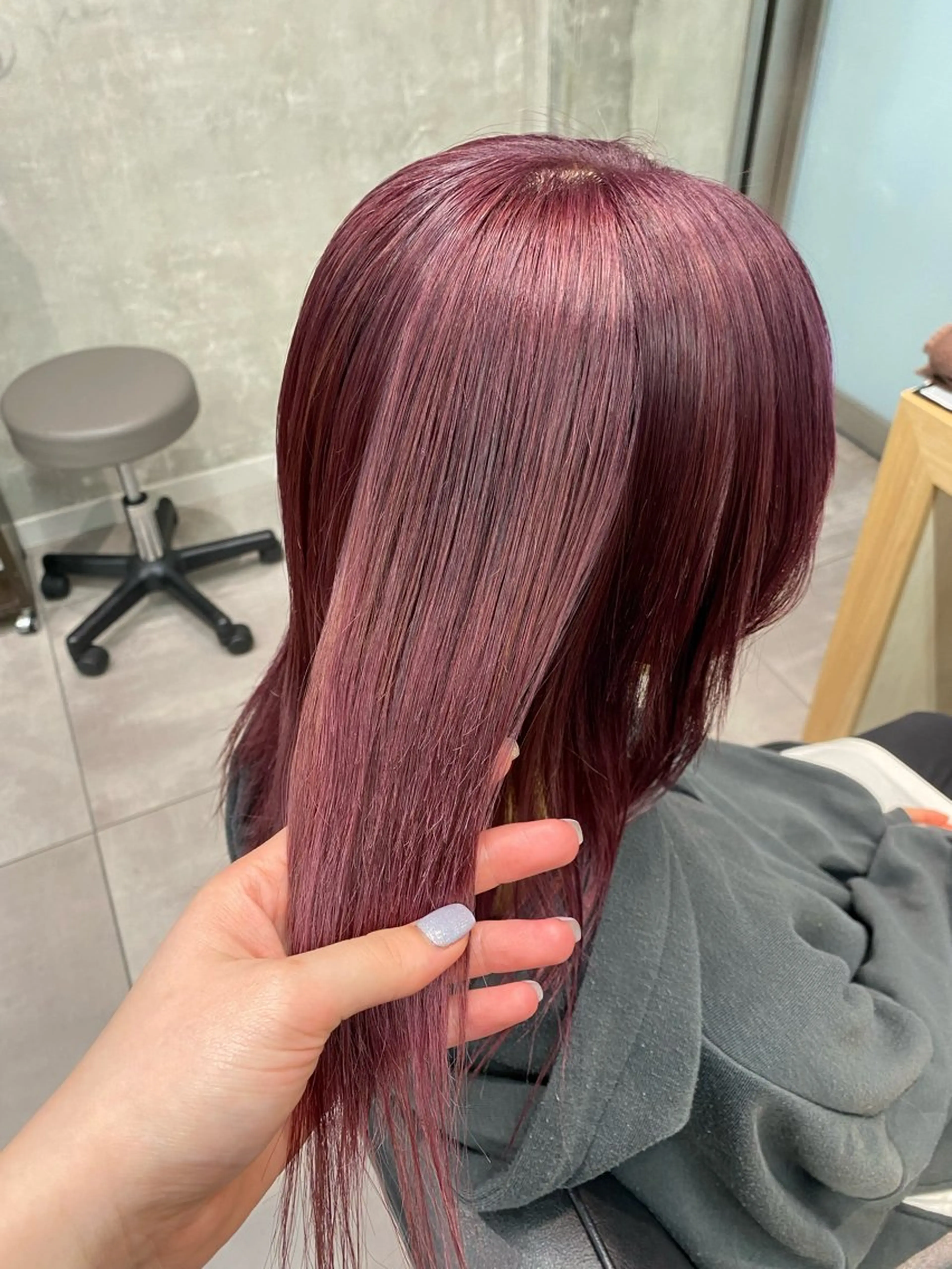 カラー ヘアカラー 韓国ヘア AINA🐱のヘアスタイル