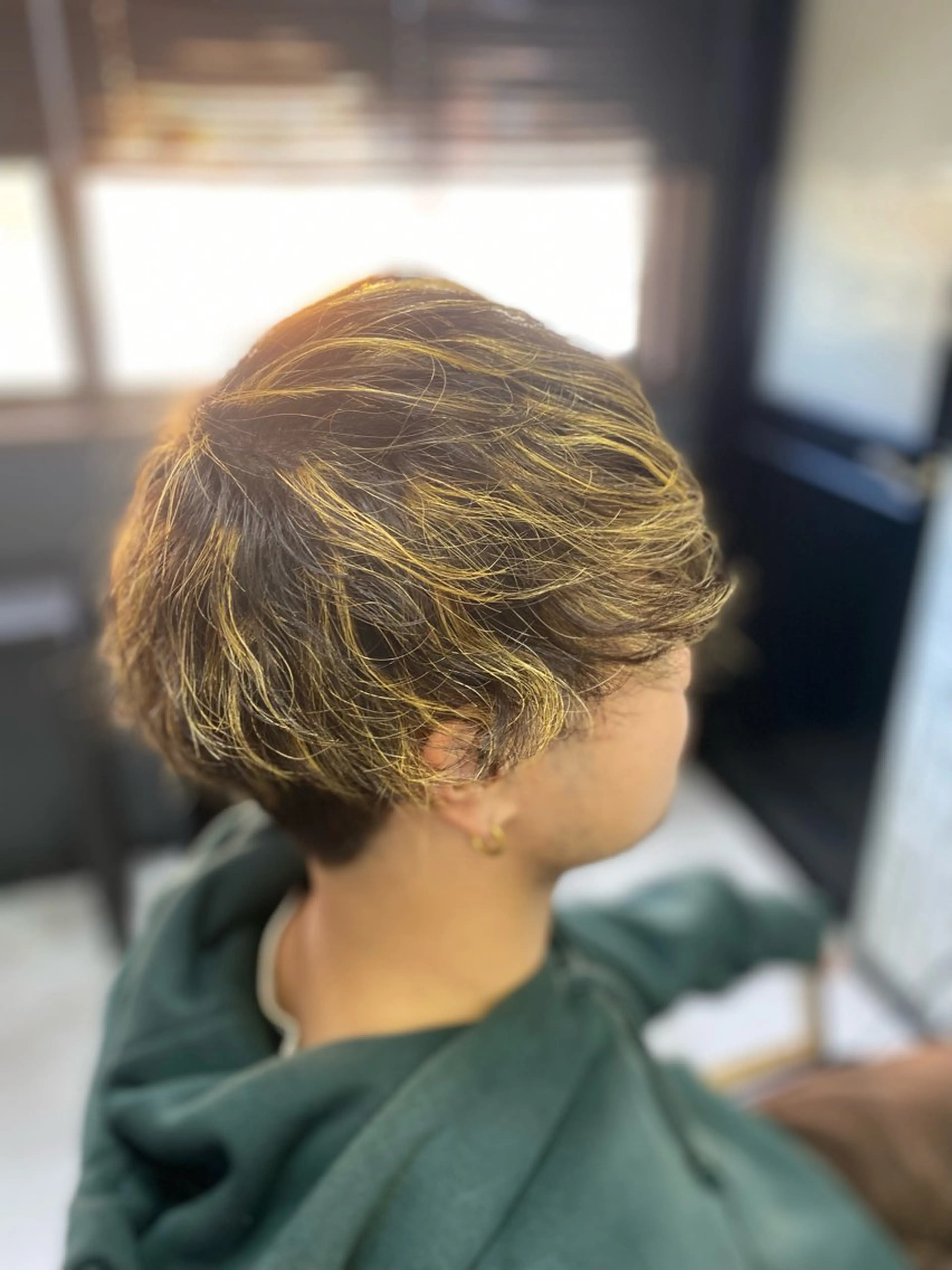 ショート パーマ 池田 亮雅のヘアスタイル