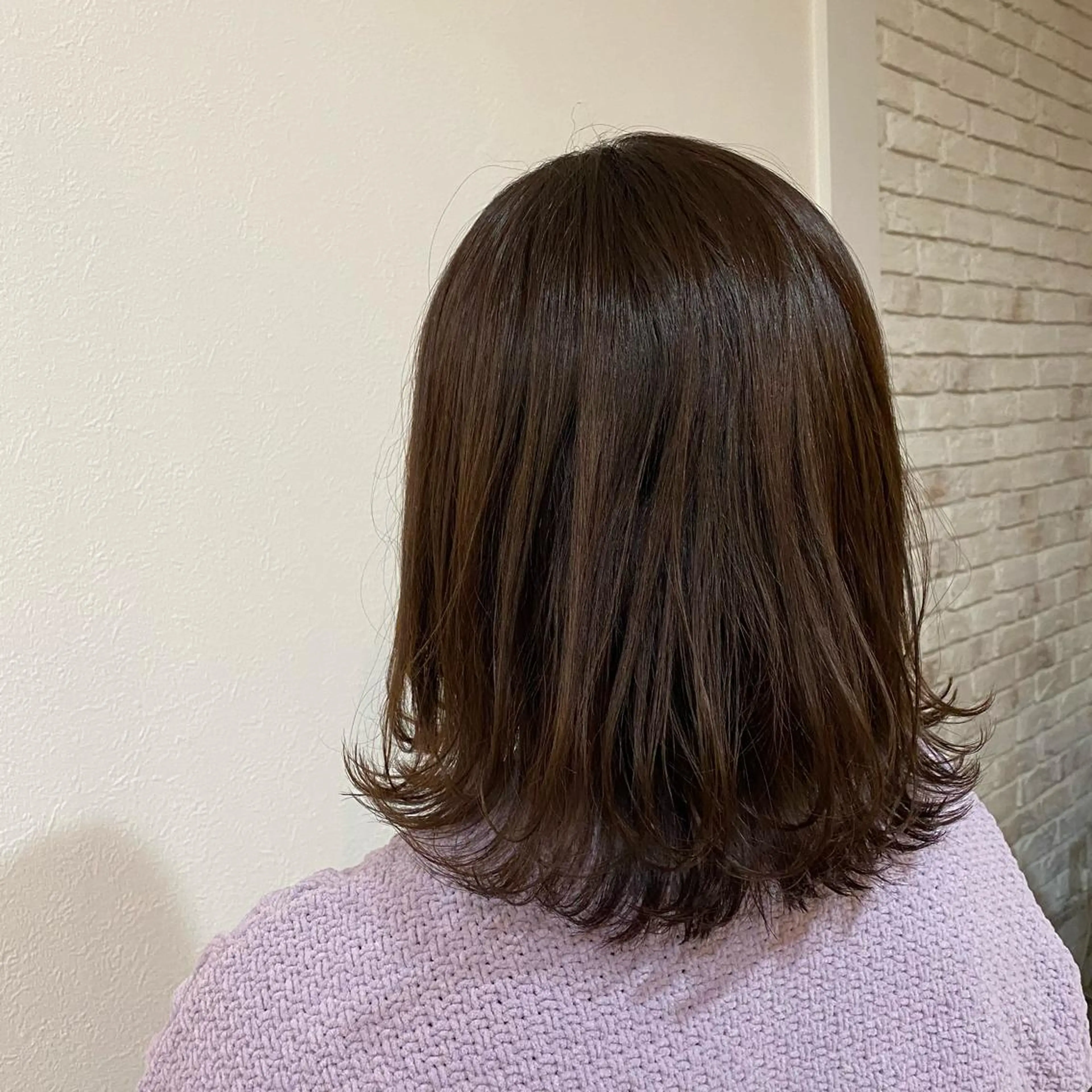 ミディアム ✨髪質改善／艶カラー harunaのヘアスタイル