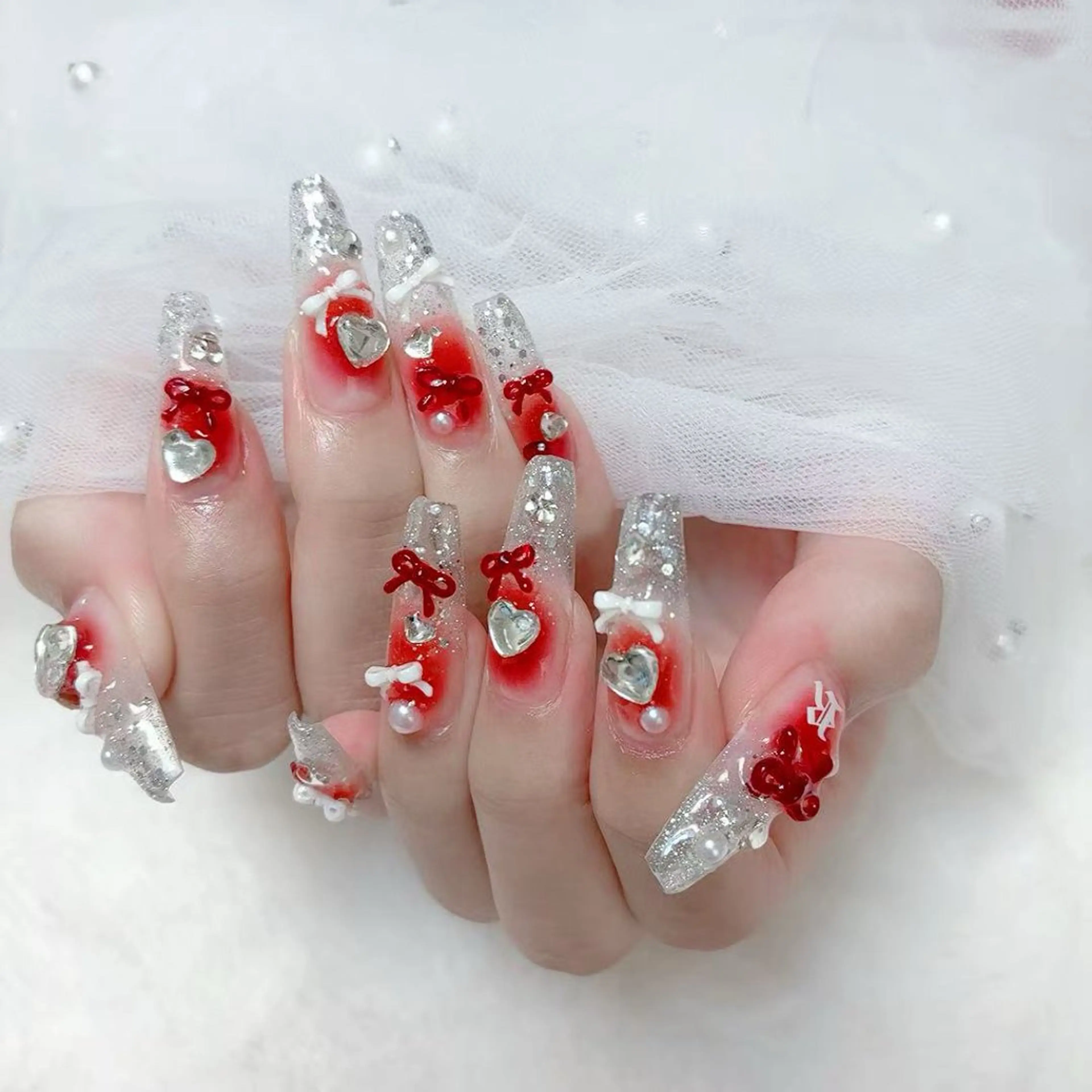 ネイル アニマル柄 アートネイル チークネイル フラッシュネイル フットネイル ハンドネイル 長さだし/持込/ ワンホンネイル/Umのネイルデザイン