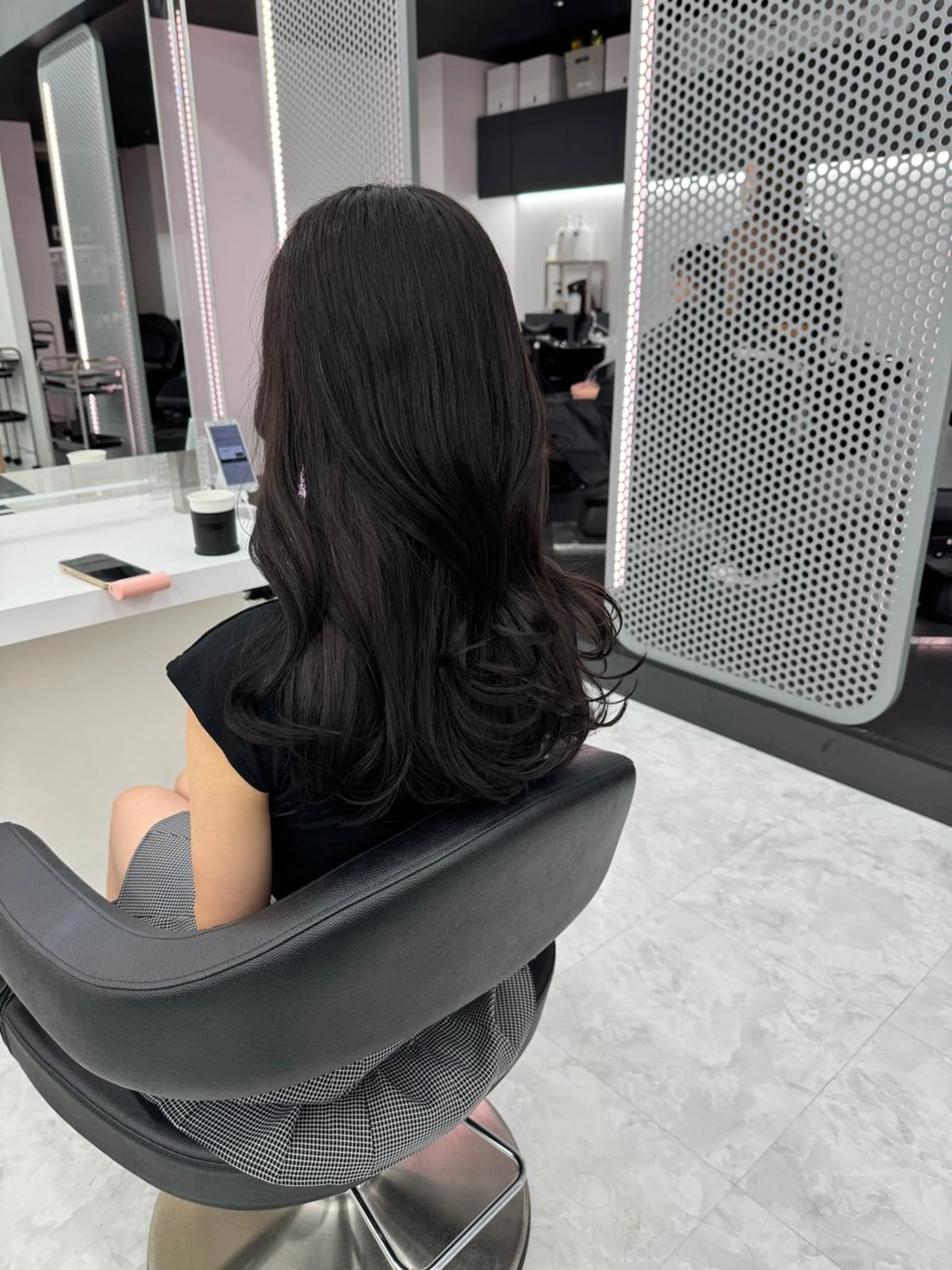 ロング カラー カット ヘアカラー トリートメント ヘッドスパ ヘアセット 💖透明感カラー＆暗 髪専門💖Akariのヘアスタイル