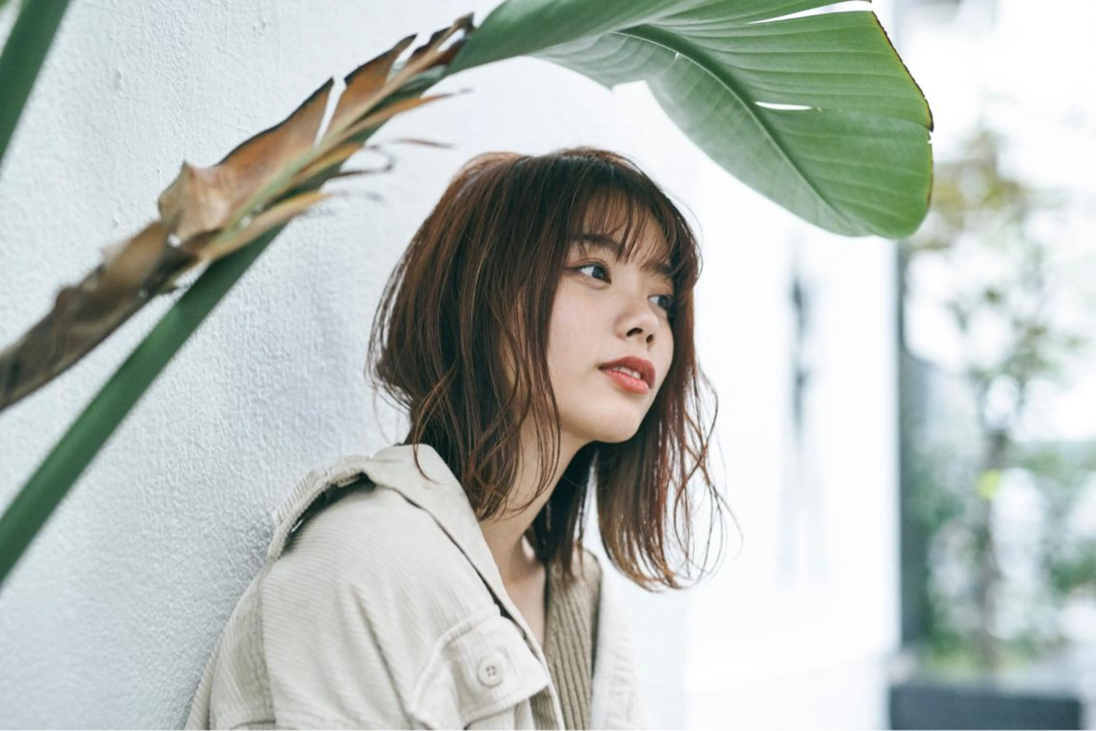 ミディアム カット ヘアカラー トリートメント ＊くせ毛に特化＊ 【yun】のヘアスタイル