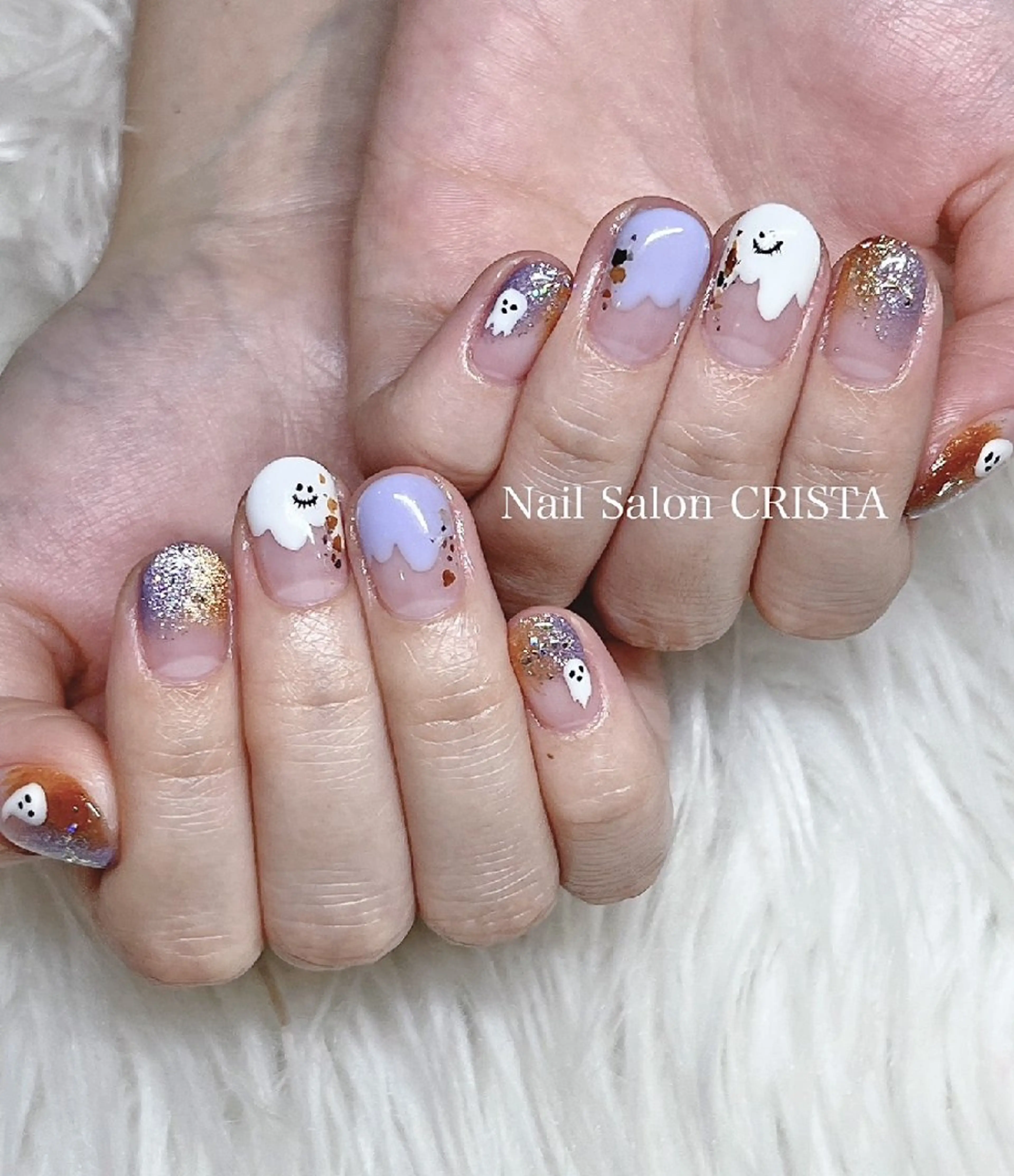 ネイル ハロウィン ハンドネイル NaiI Salon CRISTAのネイルデザイン