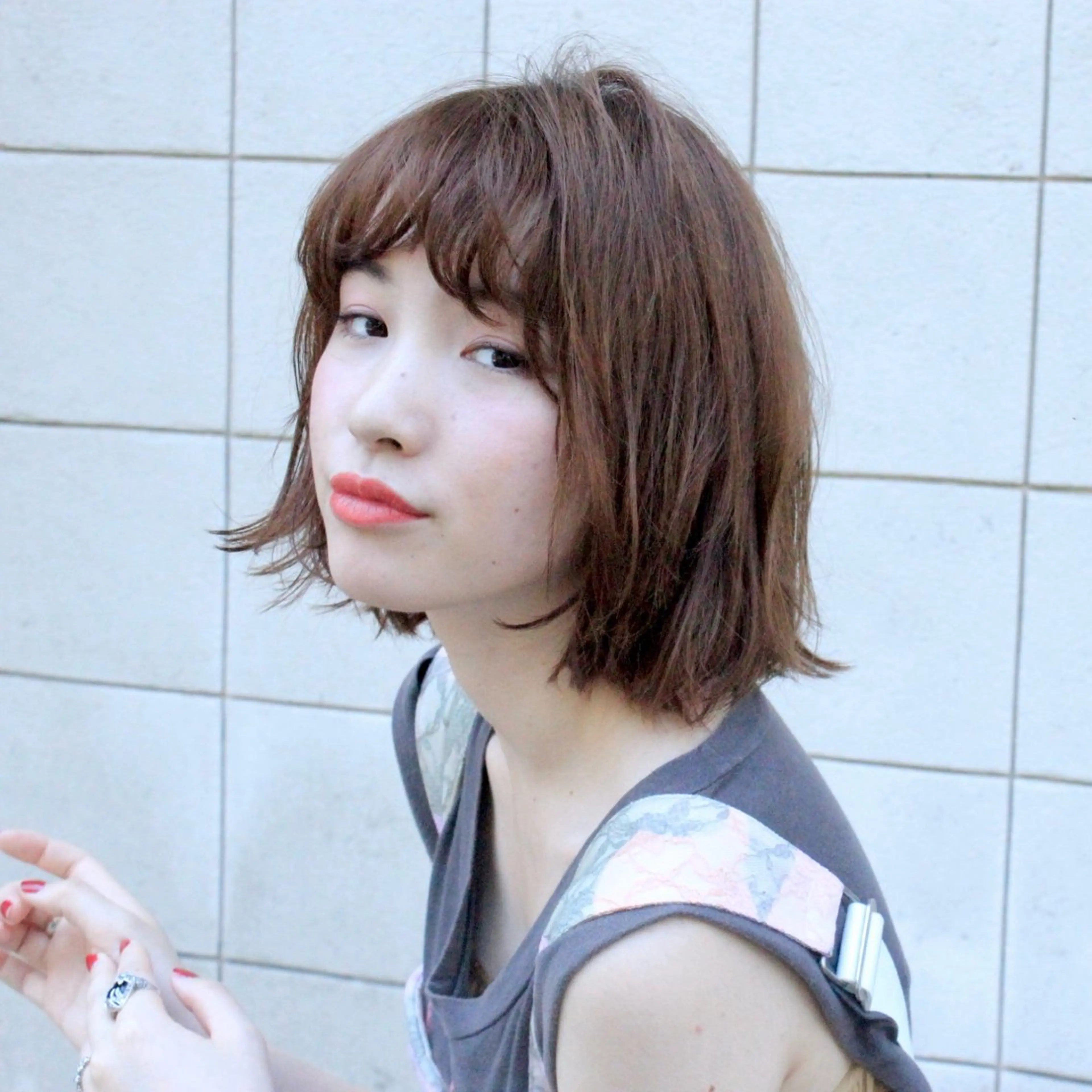 14日🈳✂︎ミディアムボブスタイル✂︎＋🫧3stepトリートメント🫧【カットモデル】の写真
