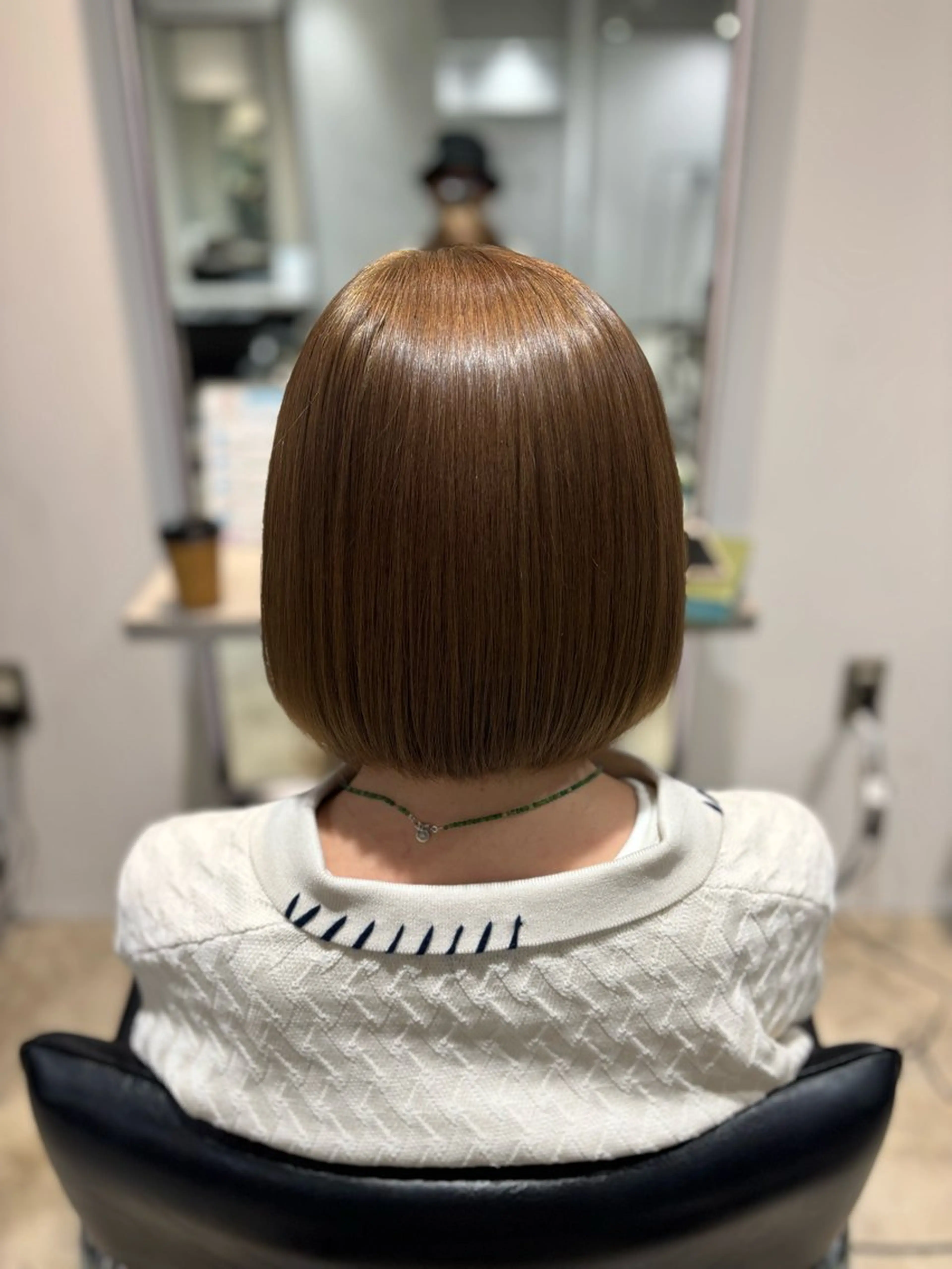 カラー ブリーチ 縮毛矯正 酸性ストレート カット ヘアカラー トリートメント 艶髪酸性ストレート /髪質改善/寺田警二のヘアスタイル