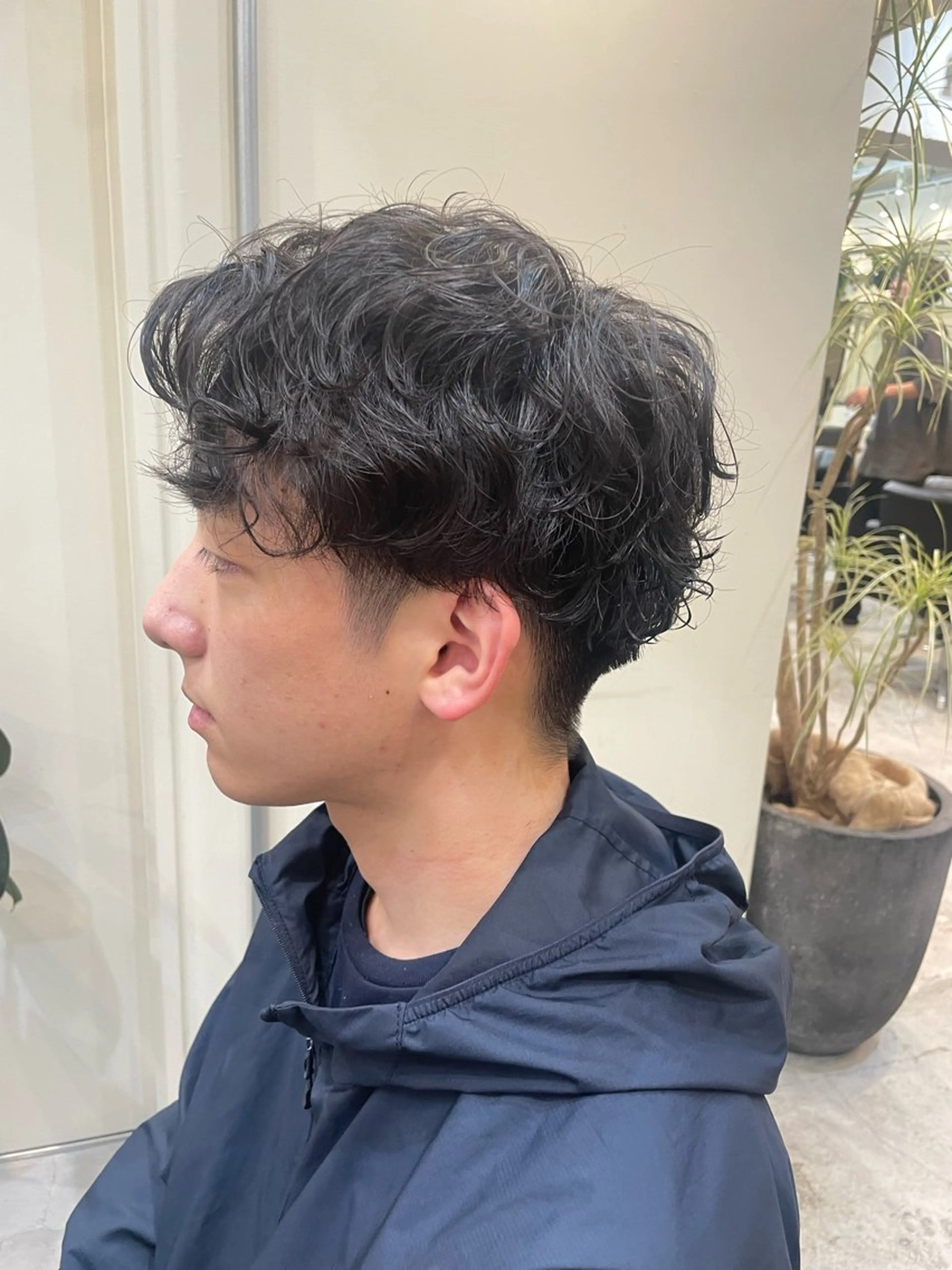 パーマ メンズ メンズパーマ デジタルパーマ ニュアンスパーマ レイヤーカット大人気 💛吉田百花のヘアスタイル
