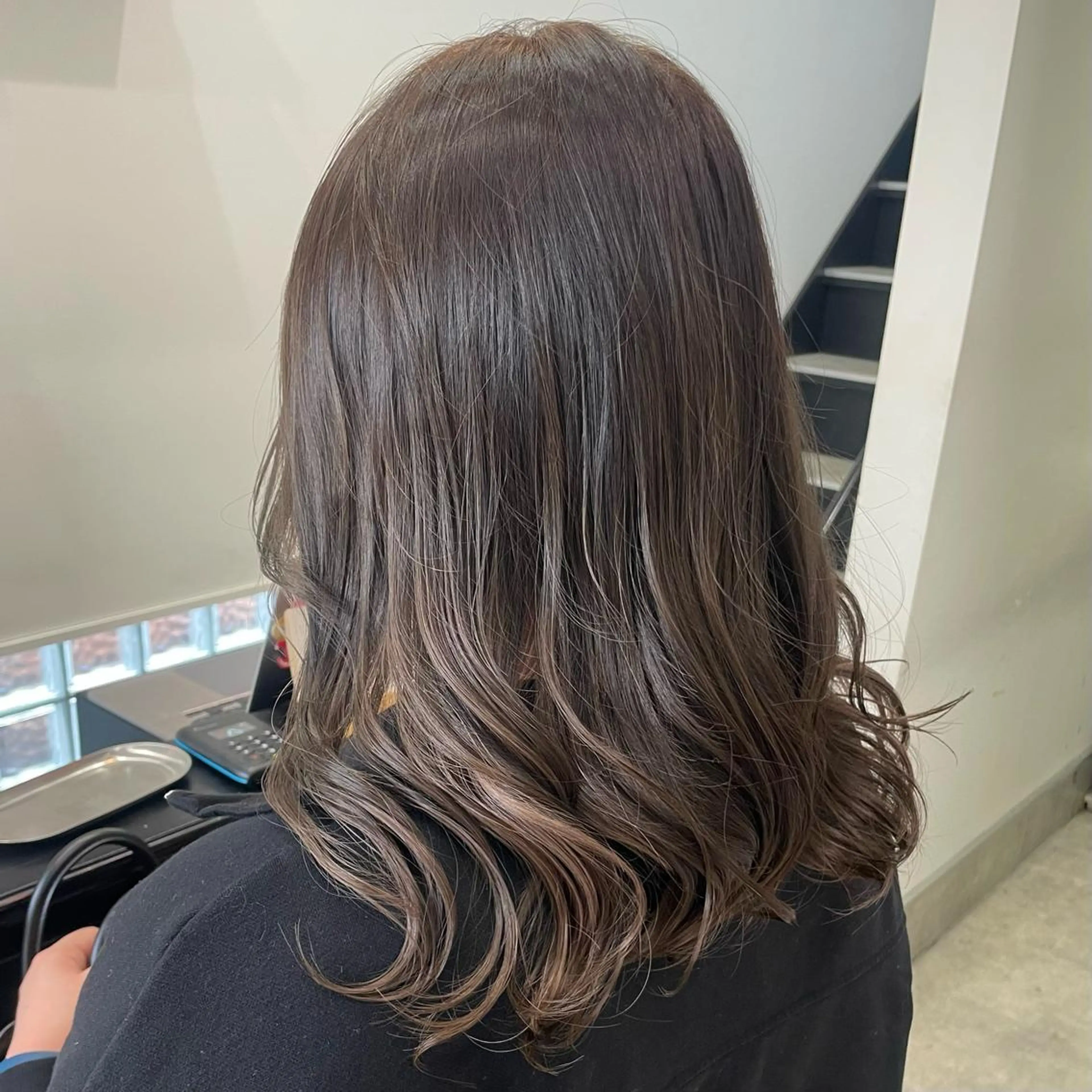 セミロング カラー recipe 黒木 彩那のヘアスタイル