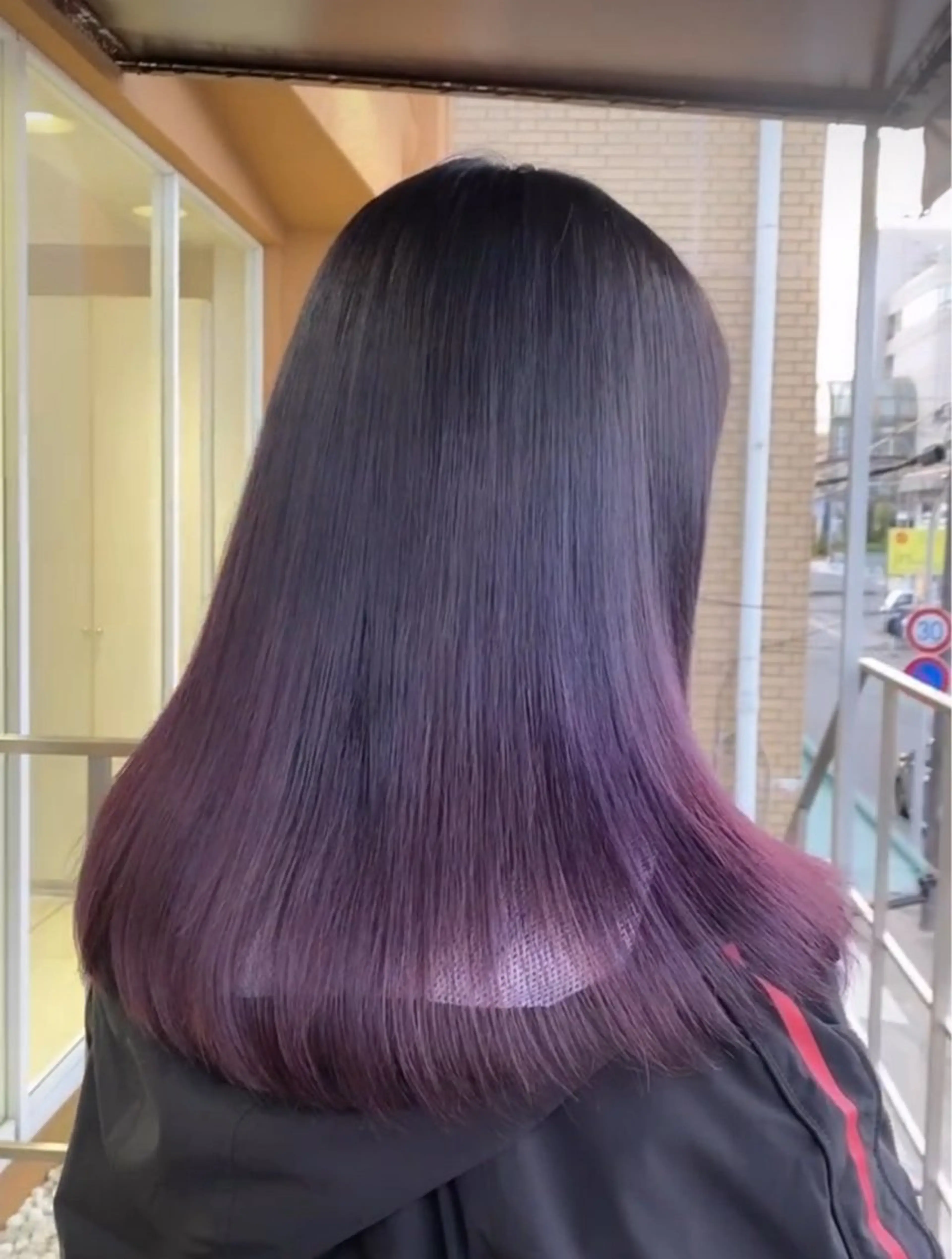 ロング カラー ボブ、韓国特化 ✨中野悠のヘアスタイル