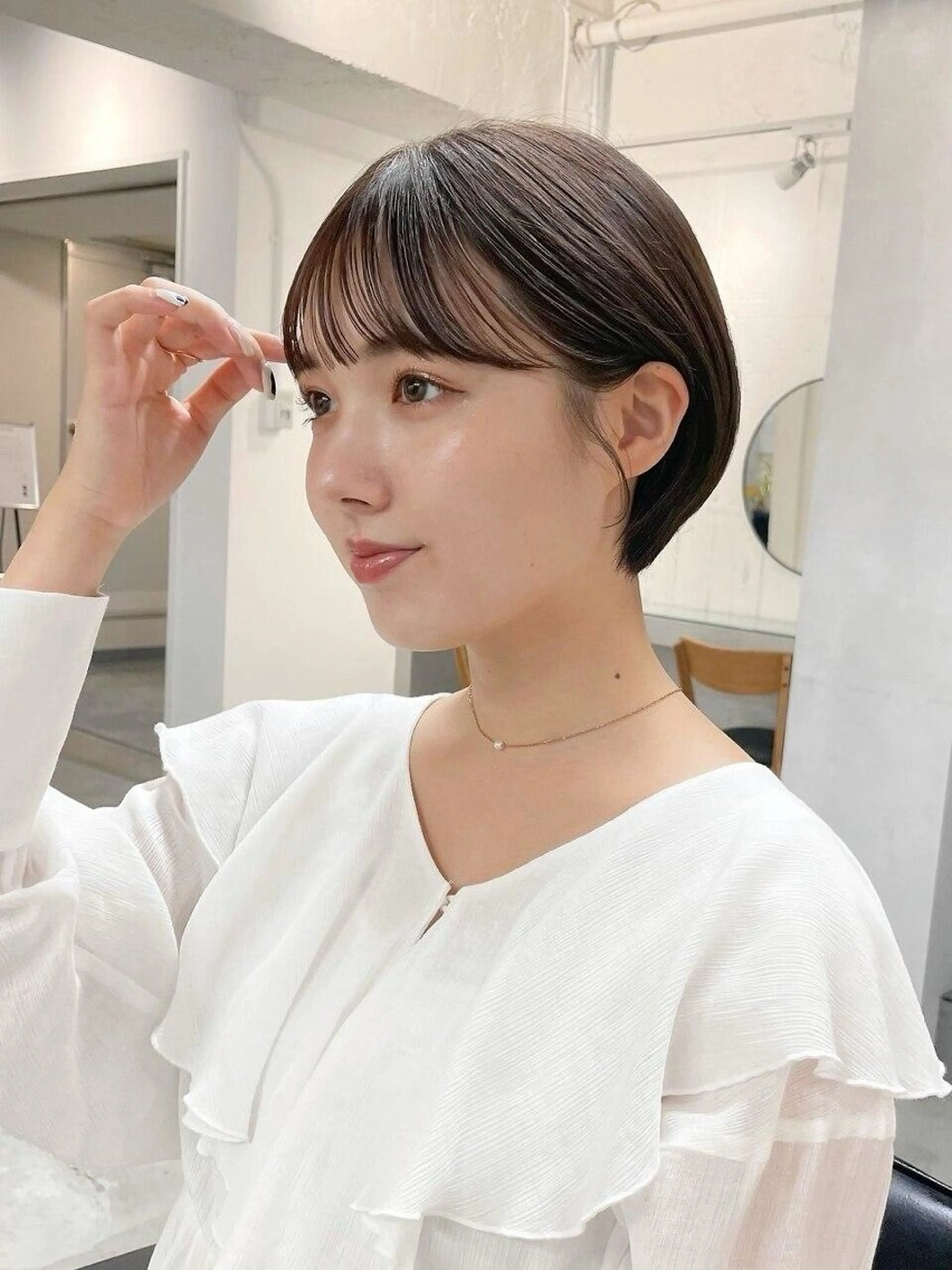 ショート カラー カット ヘアカラー トリートメント haruna🪽シ ョート/透明感カラーのヘアスタイル