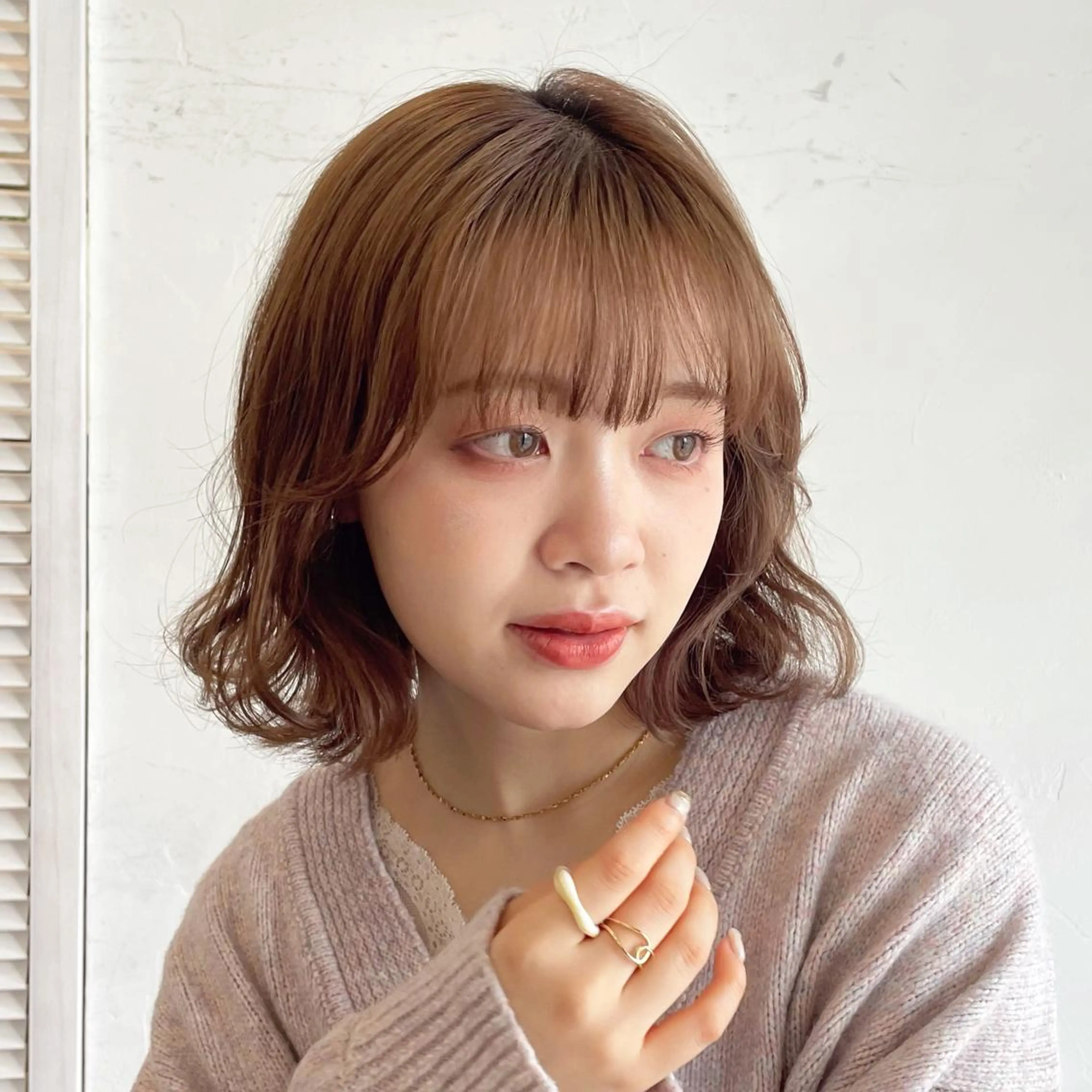 カラー ベージュカラー 🍒ばばみさき 🍒のヘアスタイル