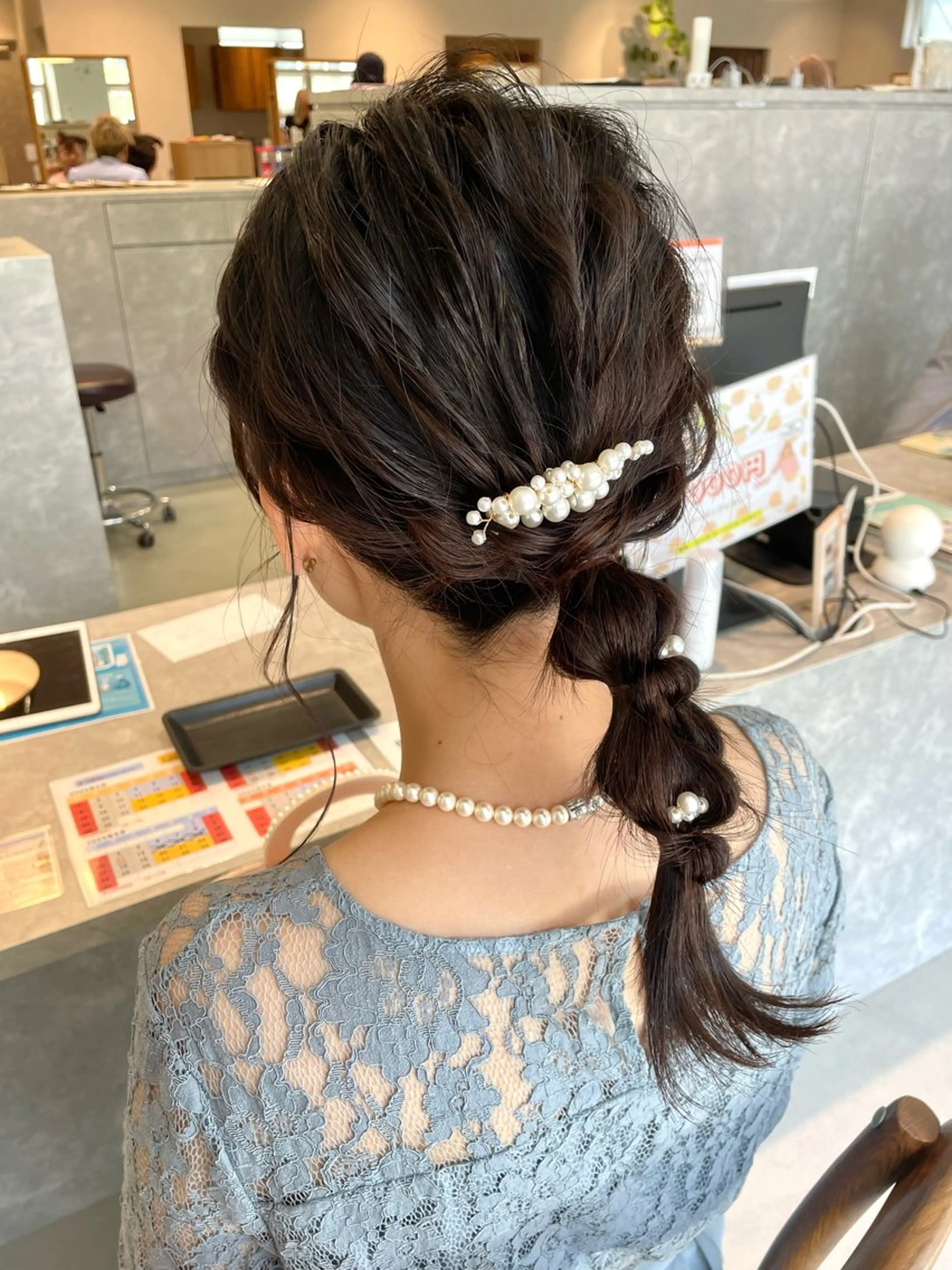 ミディアム 植手 莉菜のヘアスタイル