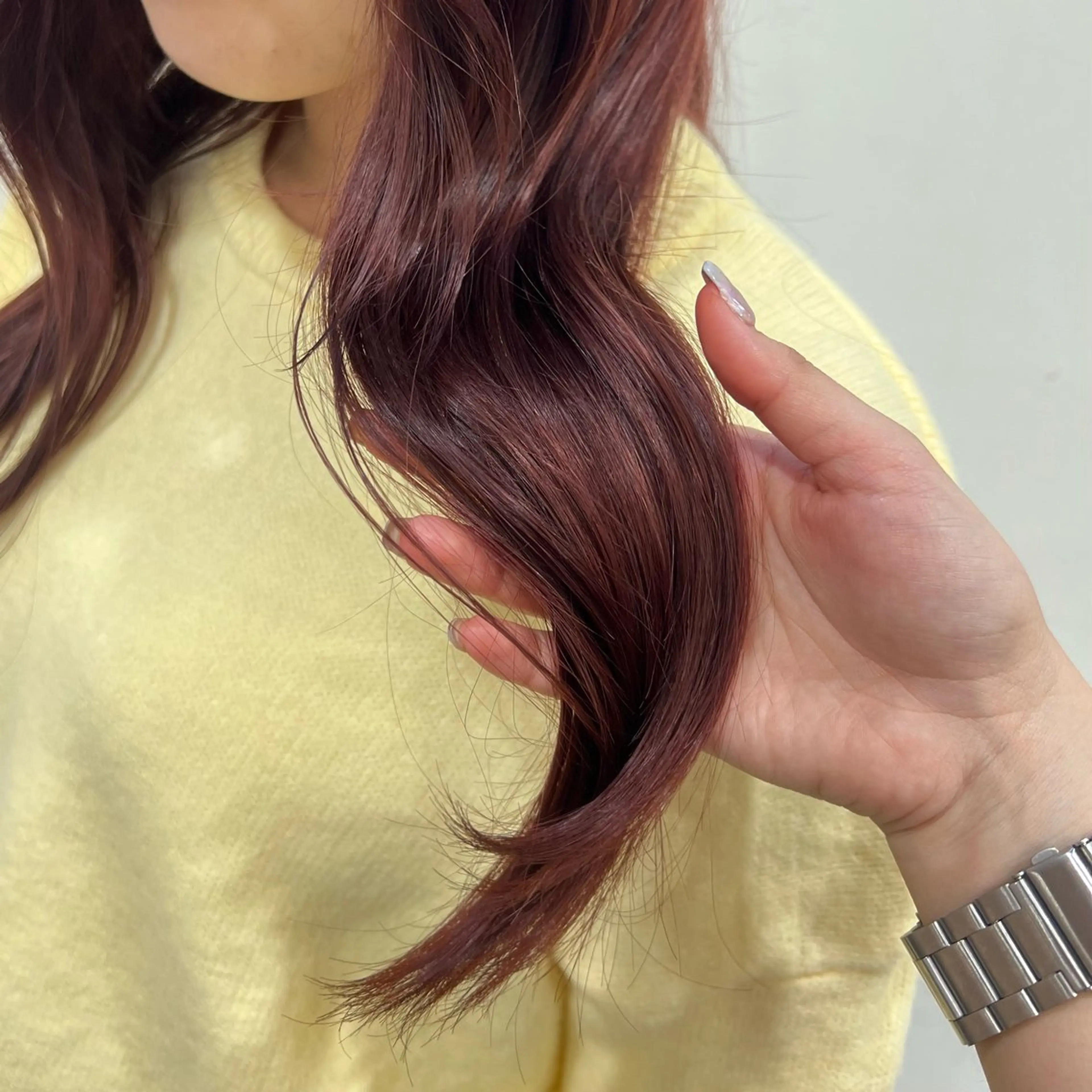ロング カラー ヘアカラー トリートメント ヘッドスパ ヘアセット 🎀レイヤー/ カラー🐕‍🦺anのヘアスタイル
