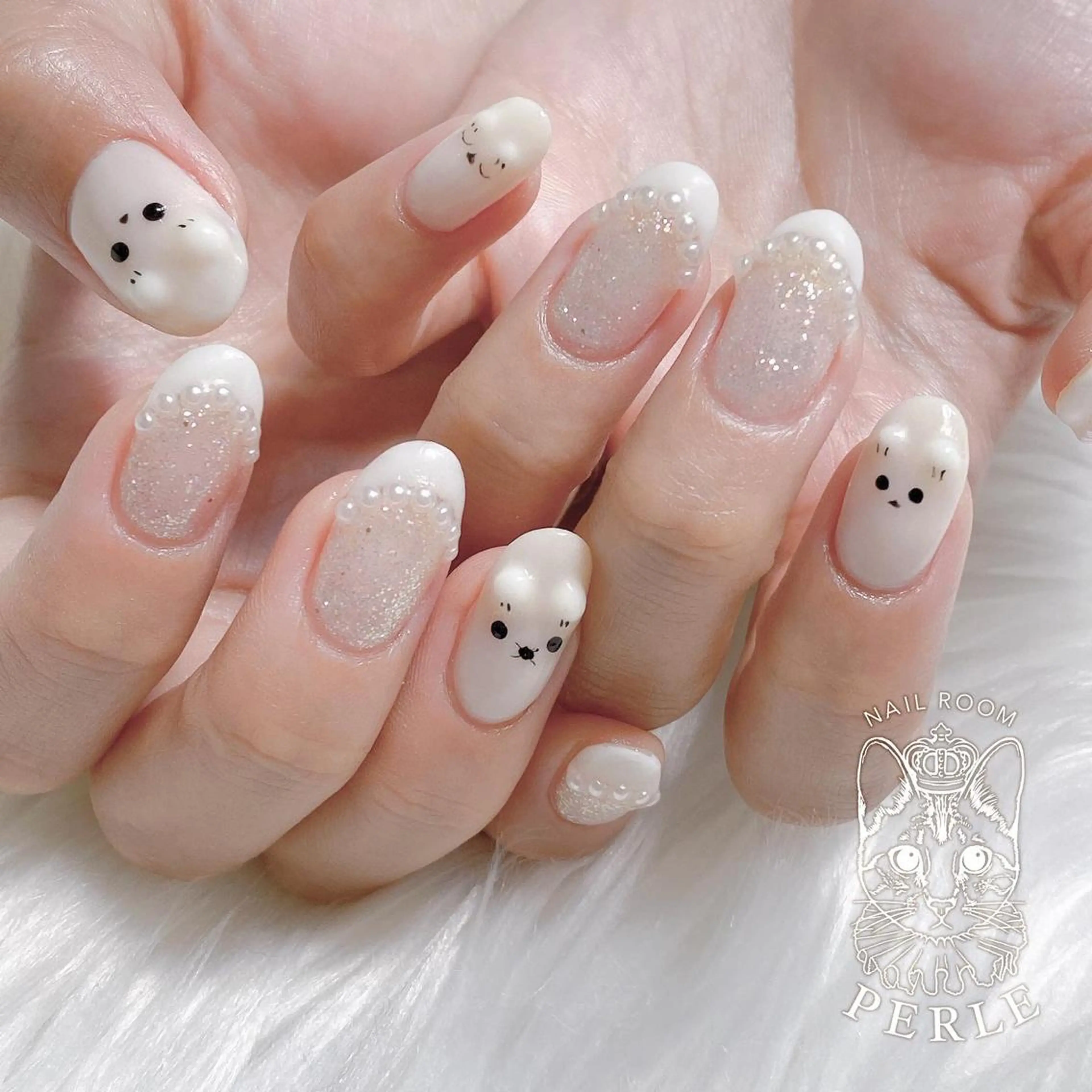 ネイル ハンドネイル nail room Perleのネイルデザイン
