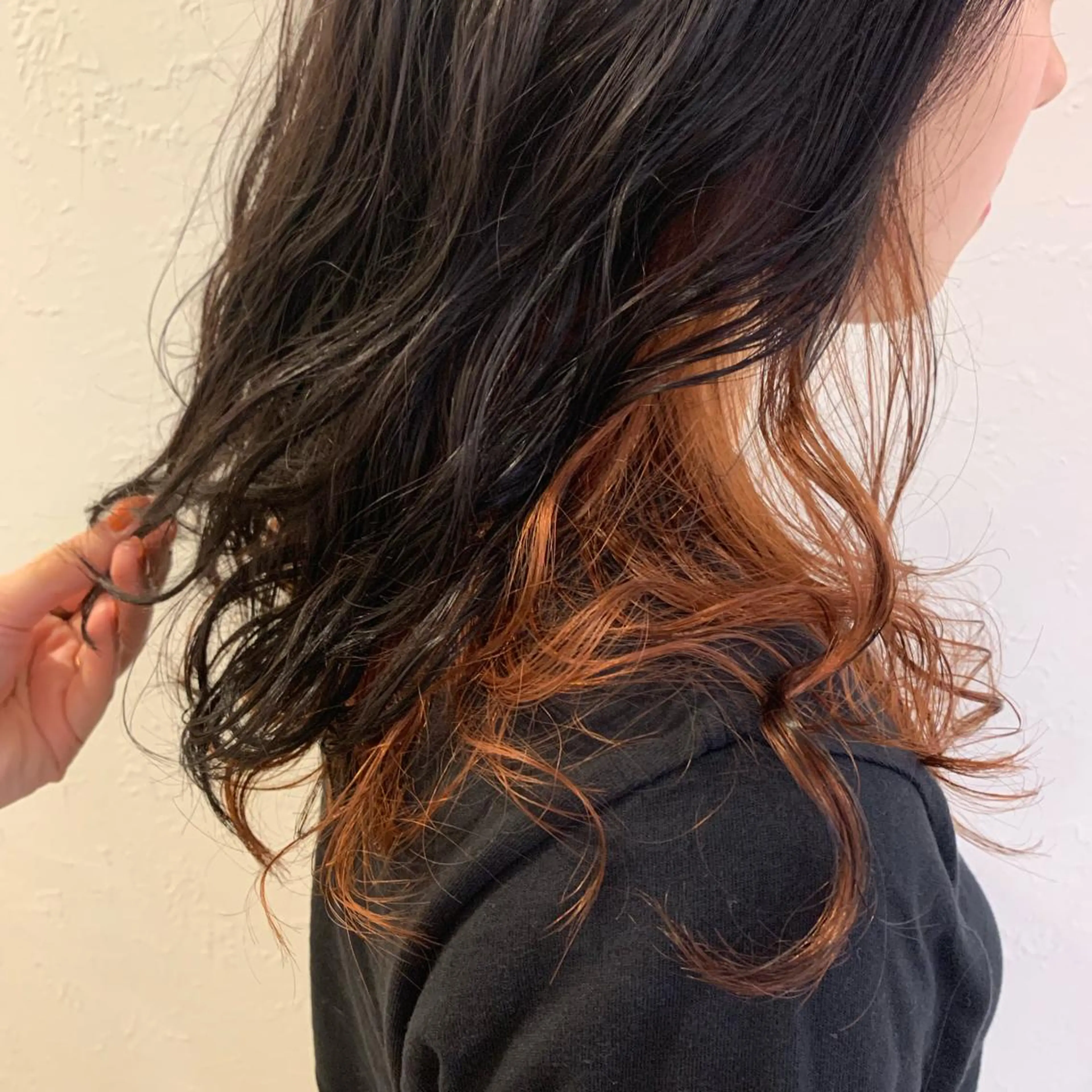 セミロング カラー くせ毛 ヘアカラー m ā l o.🌷 サカモトマイコのヘアスタイル