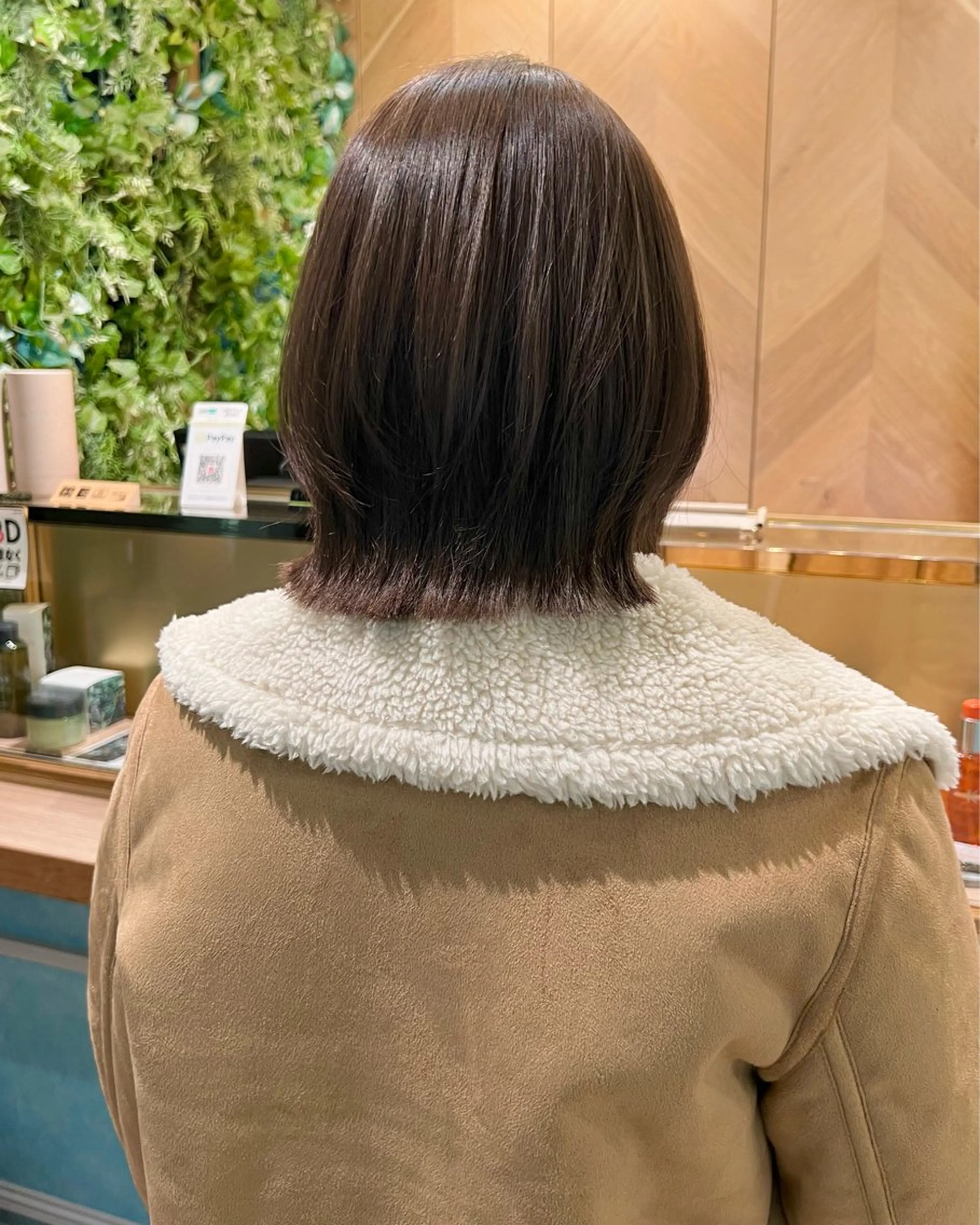 ミディアム カット ヘアカラー 大瀧菜月 ボブ/艶髪縮毛矯正のヘアスタイル