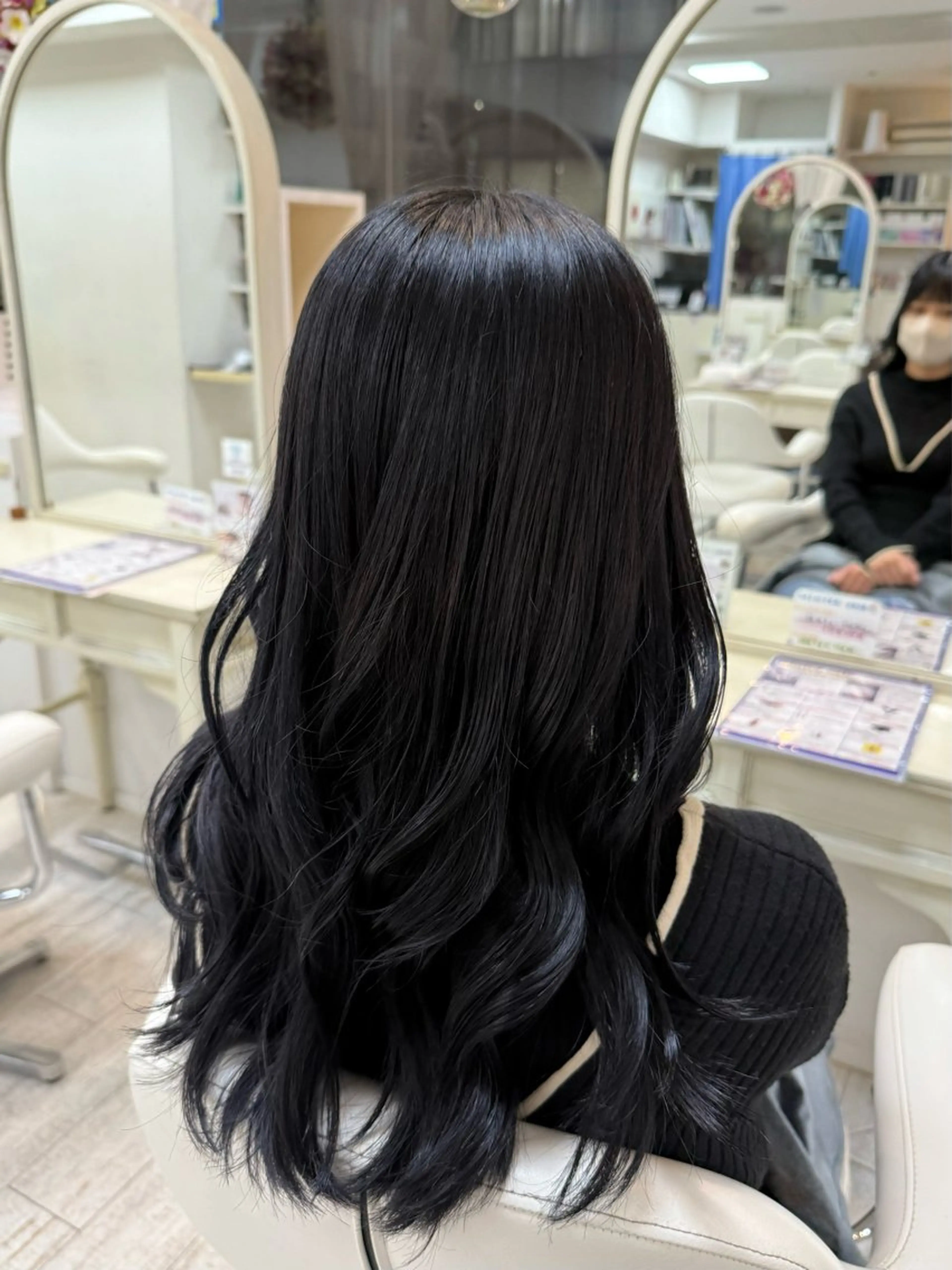 ロング カット ヘアカラー トリートメント 新籾 尚哉のヘアスタイル