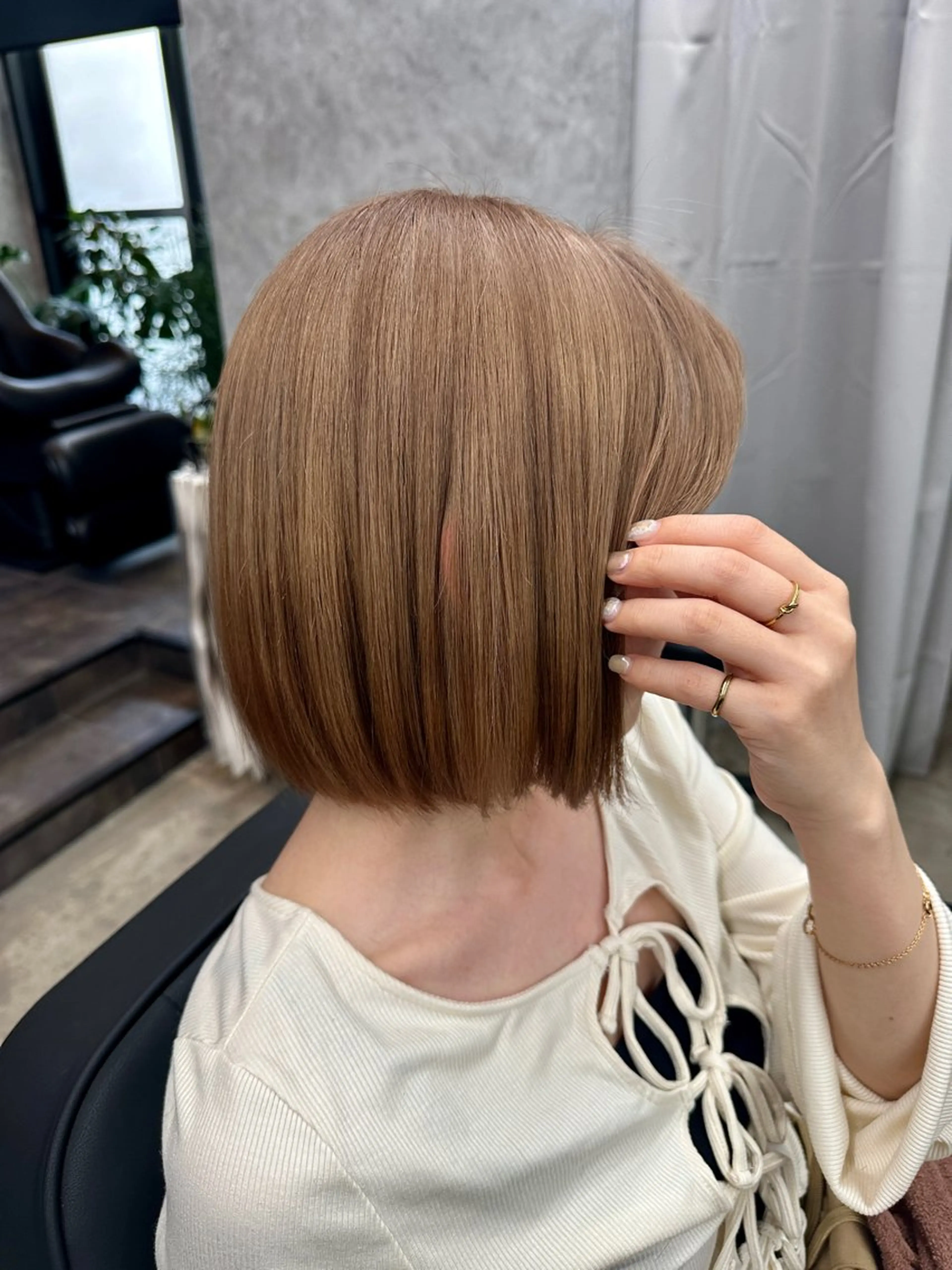ショート 透明感カラーWカラー ユウゴのヘアスタイル