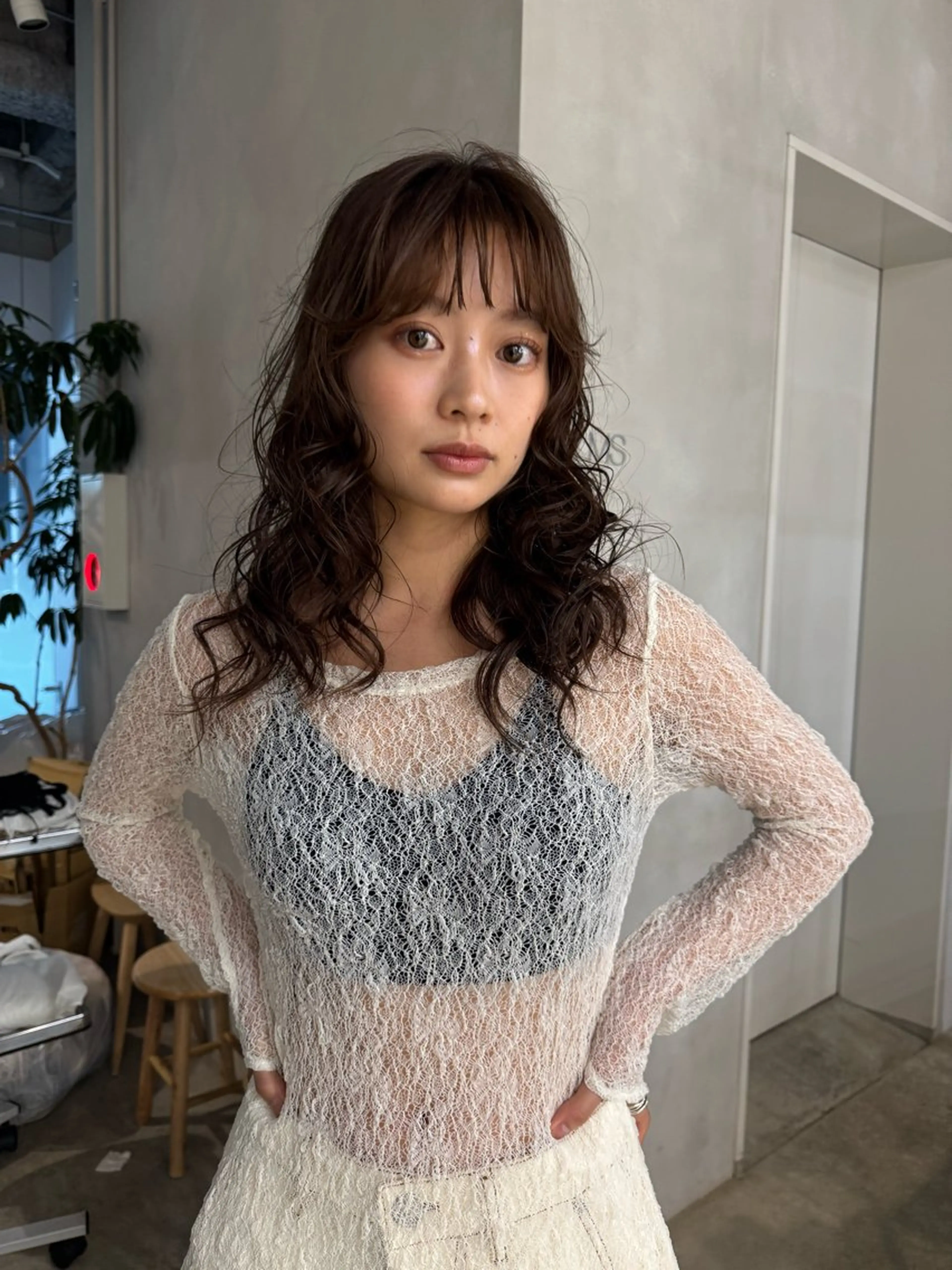 ロング パーマ 飯塚 昇太のヘアスタイル