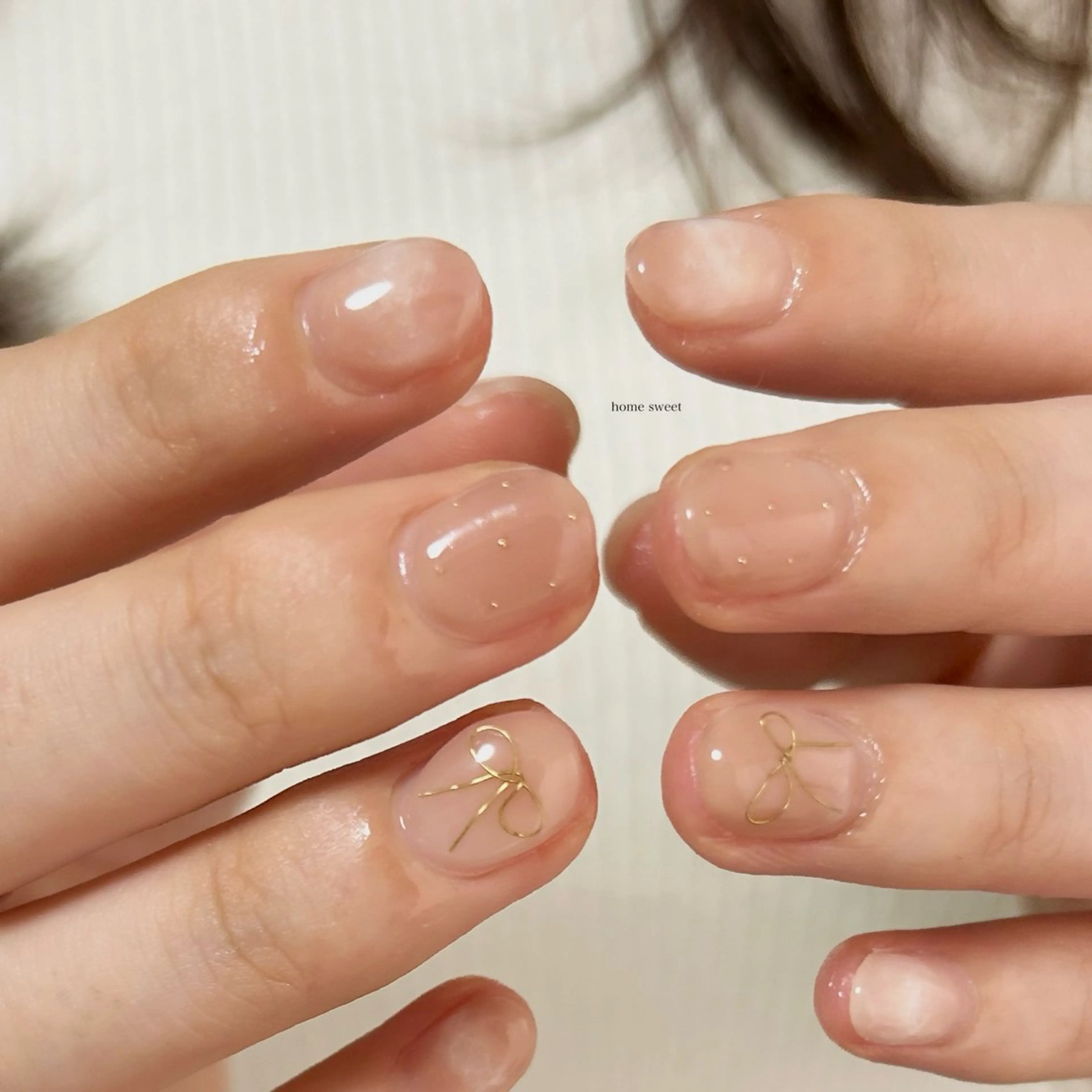 ショート ハンドネイル ショートネイル. Home sweetのネイルデザイン