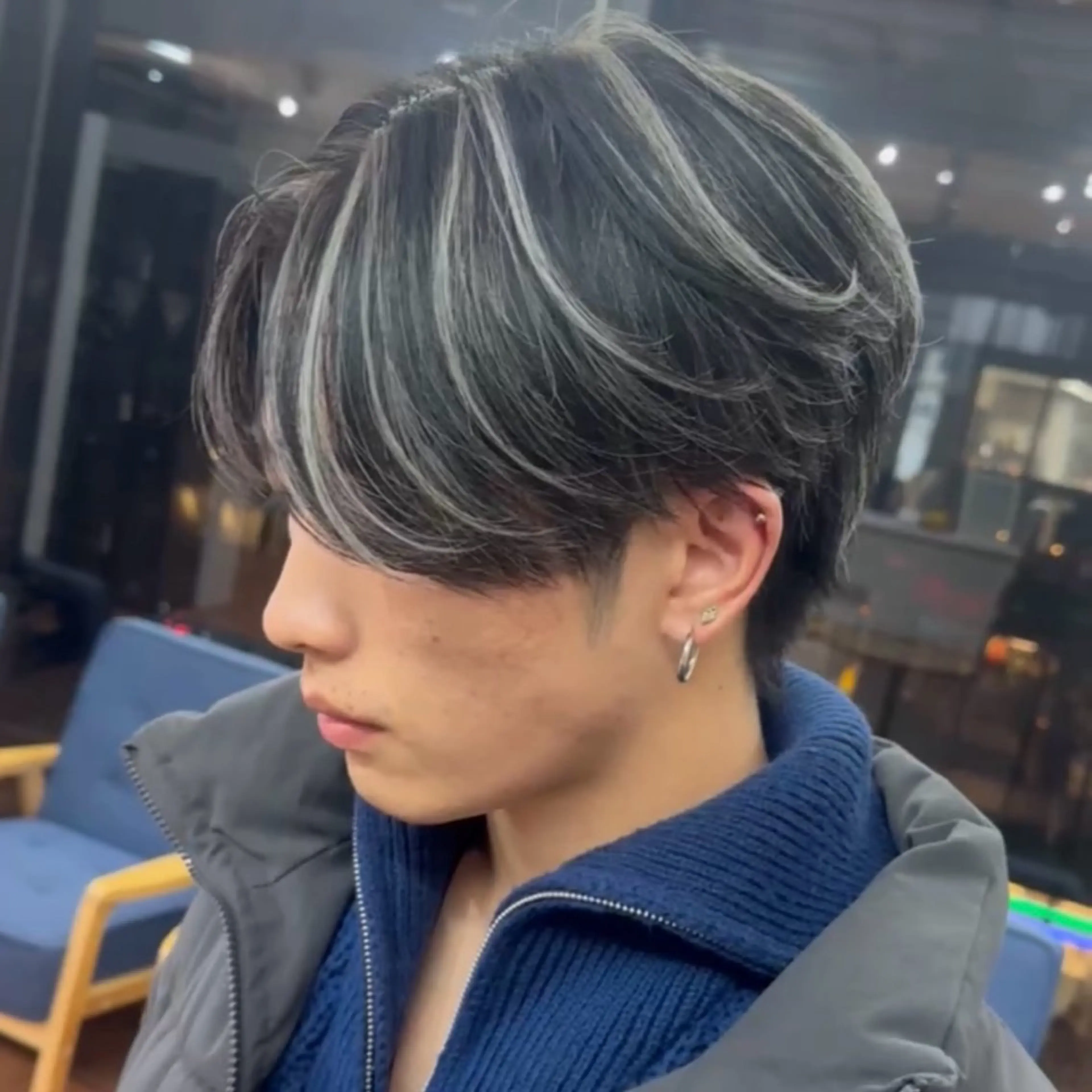 カラー メンズ メンズカット ‪‪/メッシュのヘアスタイル
