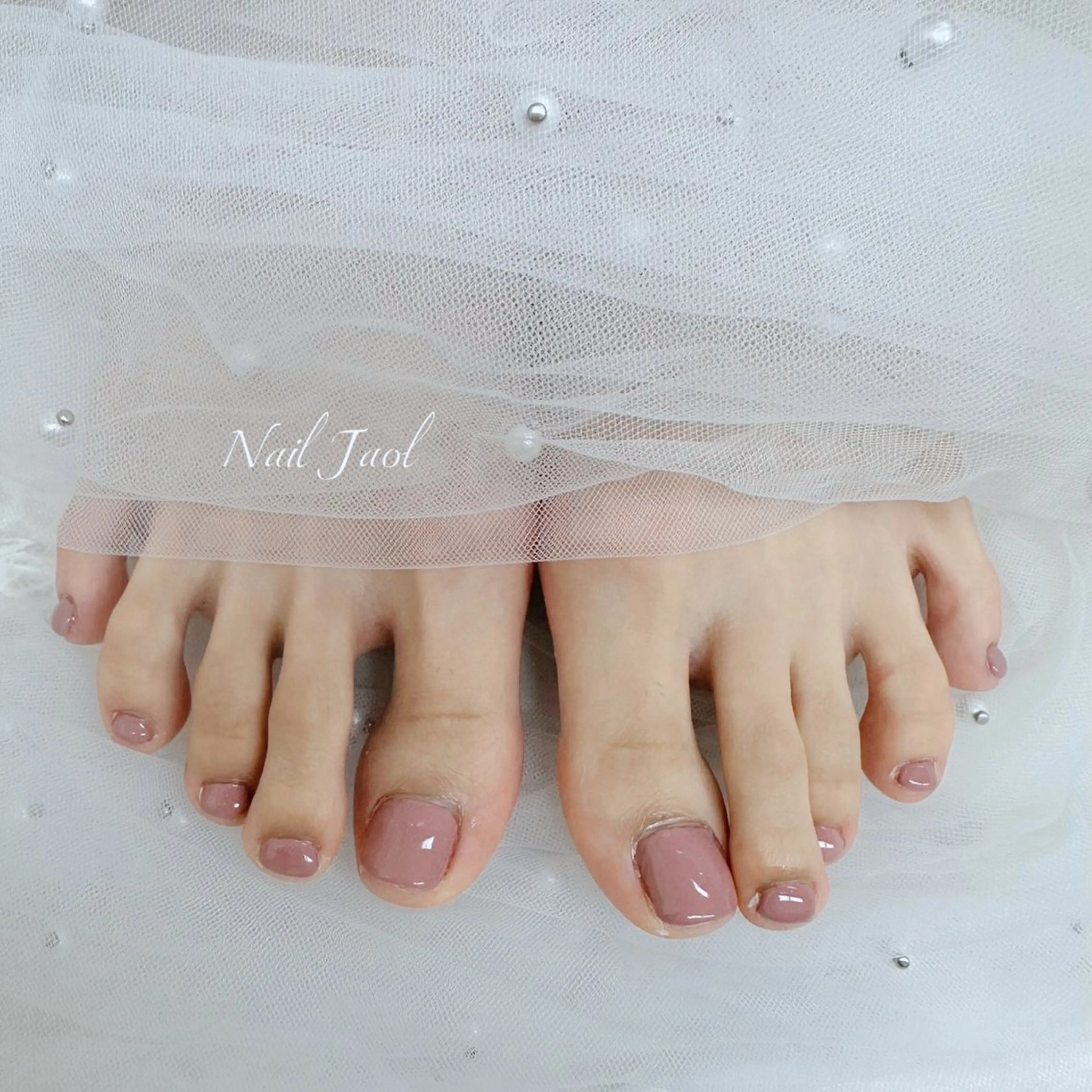 ショート フットネイル nail jaol池袋店所属・ネイルJaol 池袋のネイルデザイン