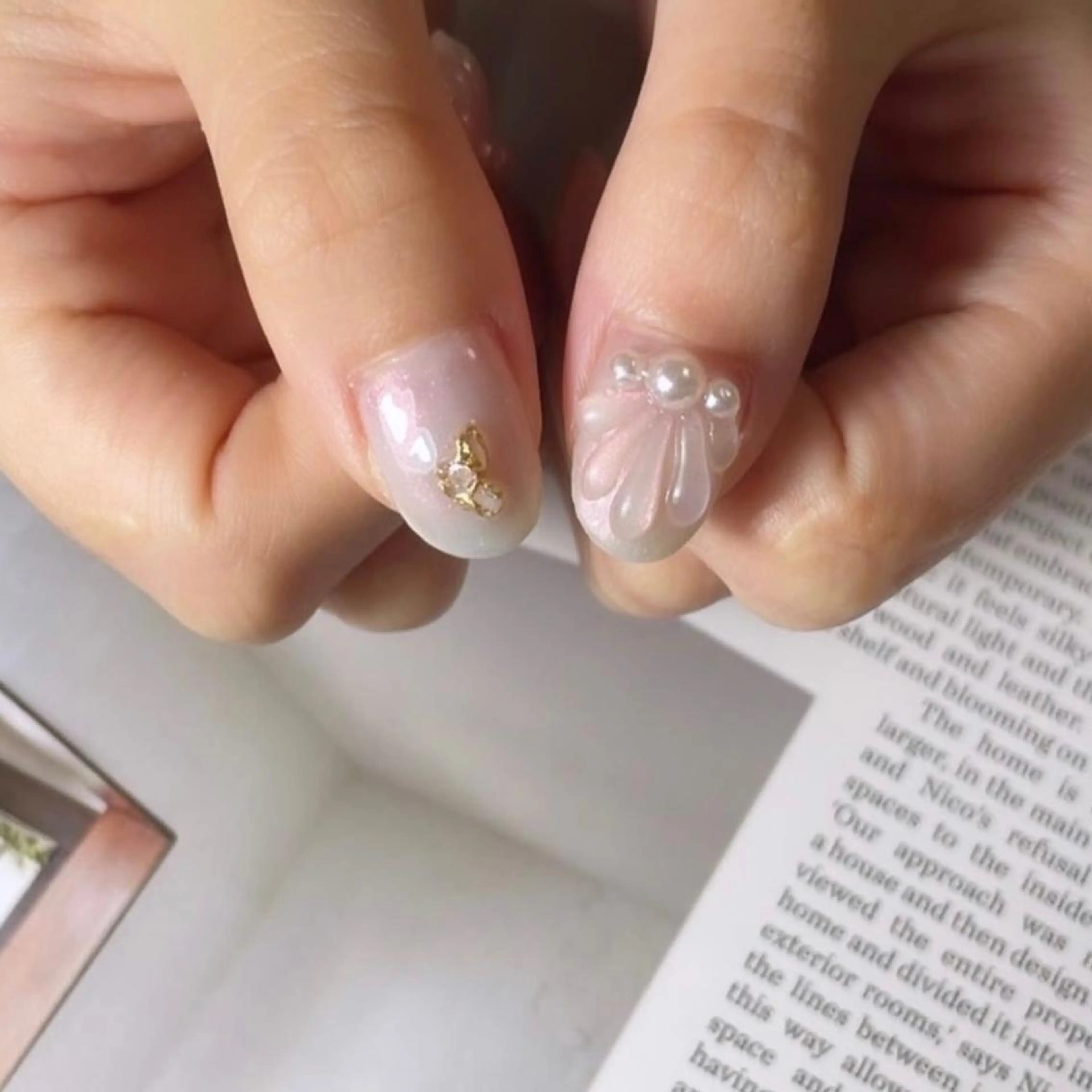 ネイル ニュアンスネイル 夏ネイル Lofinails ちひろのネイルデザイン