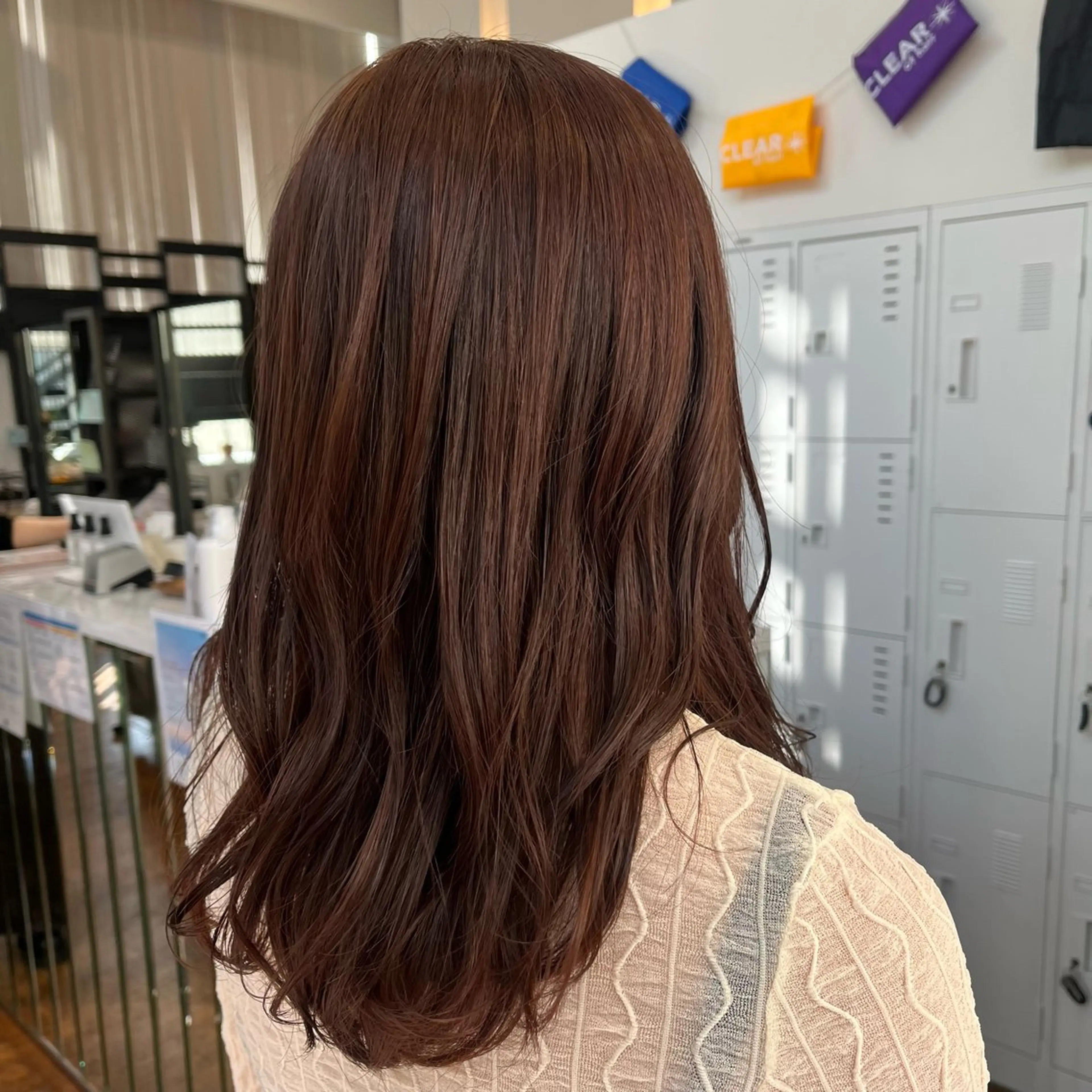 セミロング カット ヘアカラー ﾏｽﾀﾞ ｱｲﾘのヘアスタイル