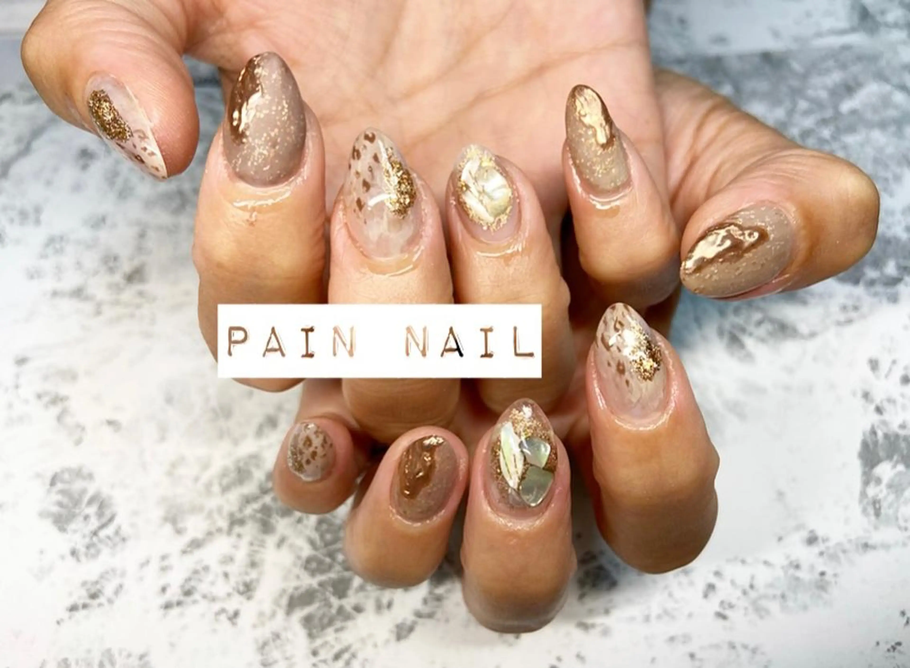 ネイル アニマル柄 ハンドネイル P. nailのネイルデザイン
