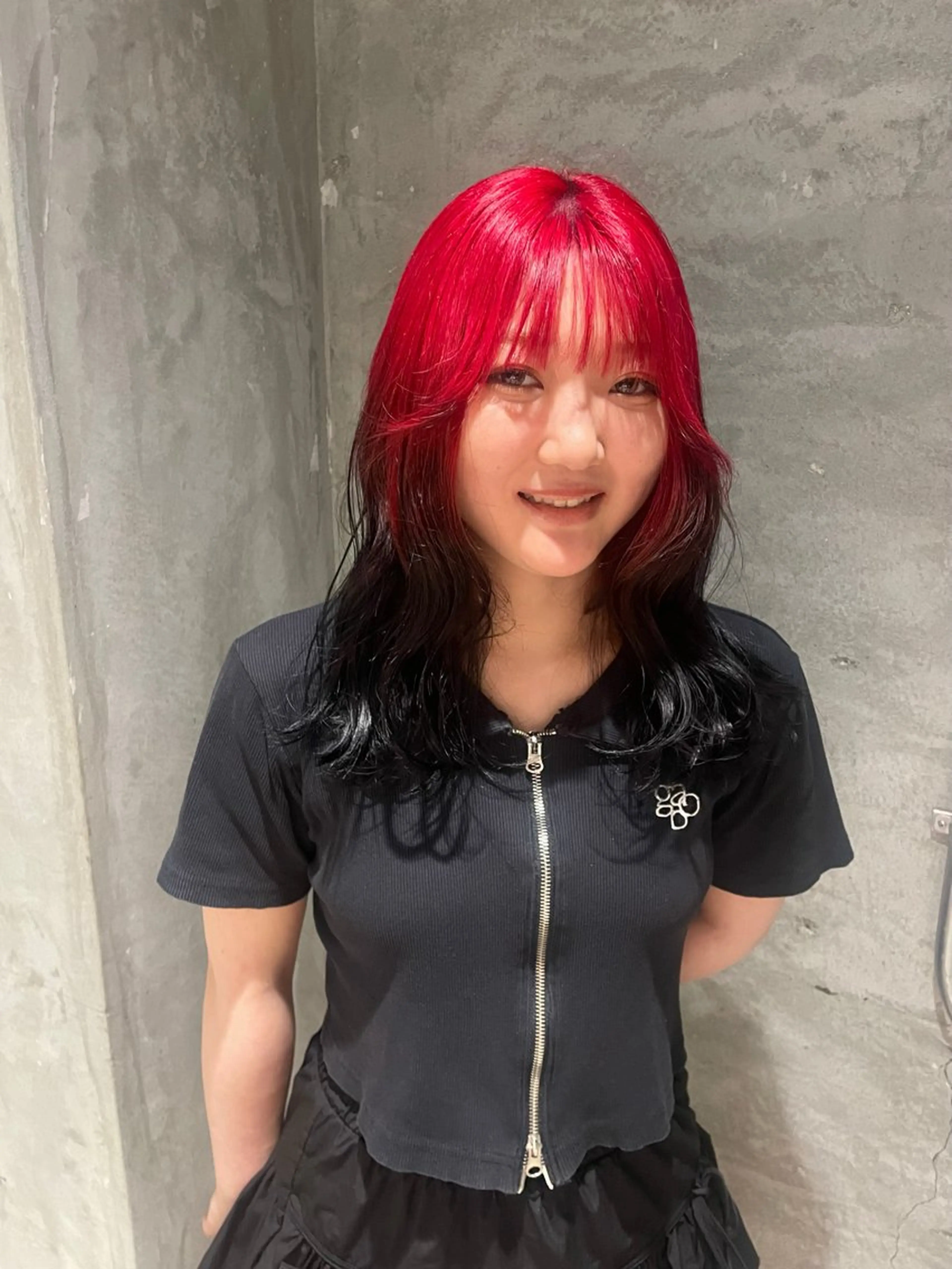 セミロング ヘアカラー HIKARIS相川店所属・asada makotoのヘアスタイル