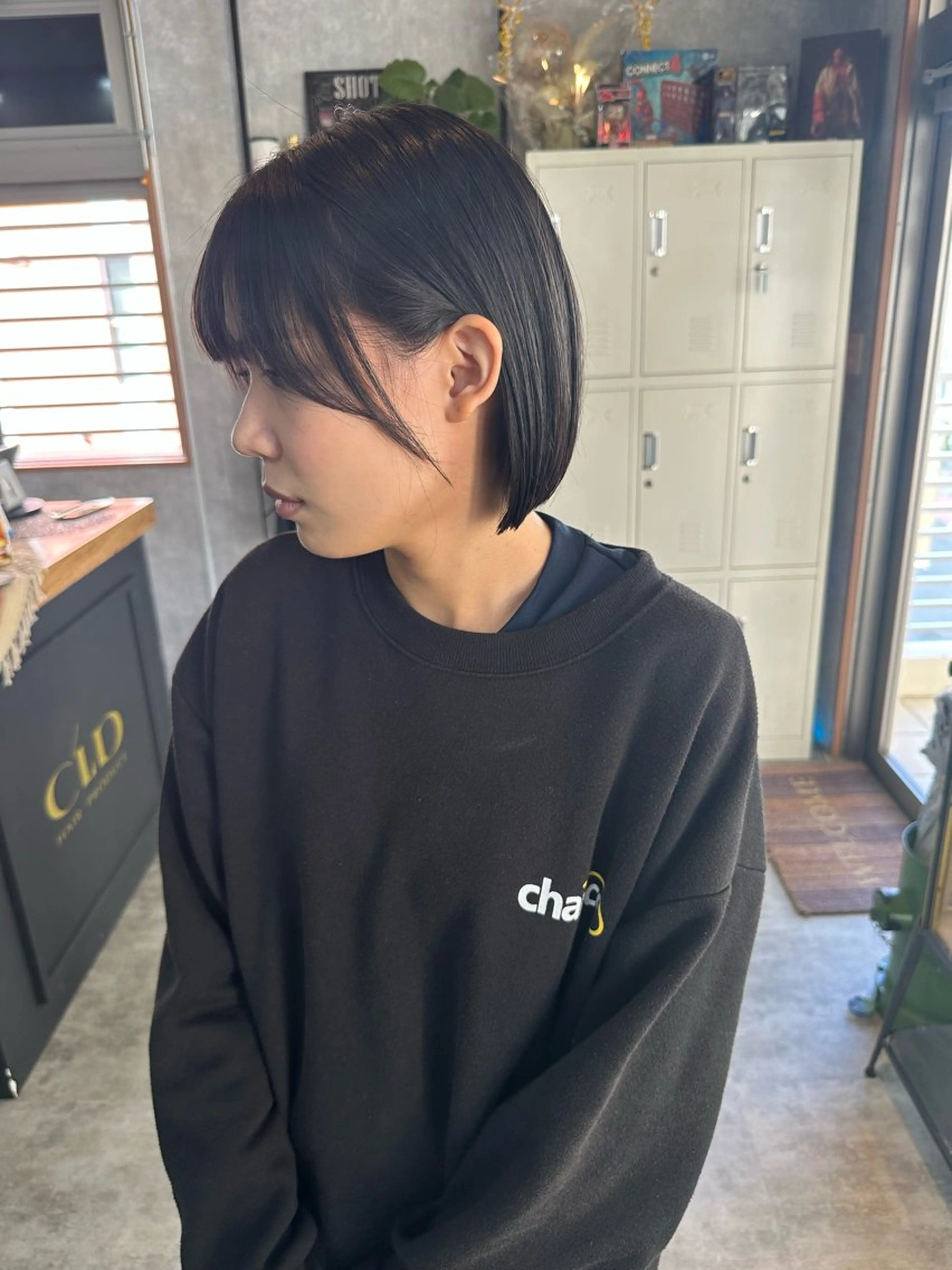 ショート 切りっぱなしボブ ショートボブ ハンサムショート 丸みショート ボブ C’LD hair  produce /シールドヘア所属・モテ髪/ボブ/ショー ト/アダチフウトのヘアスタイル