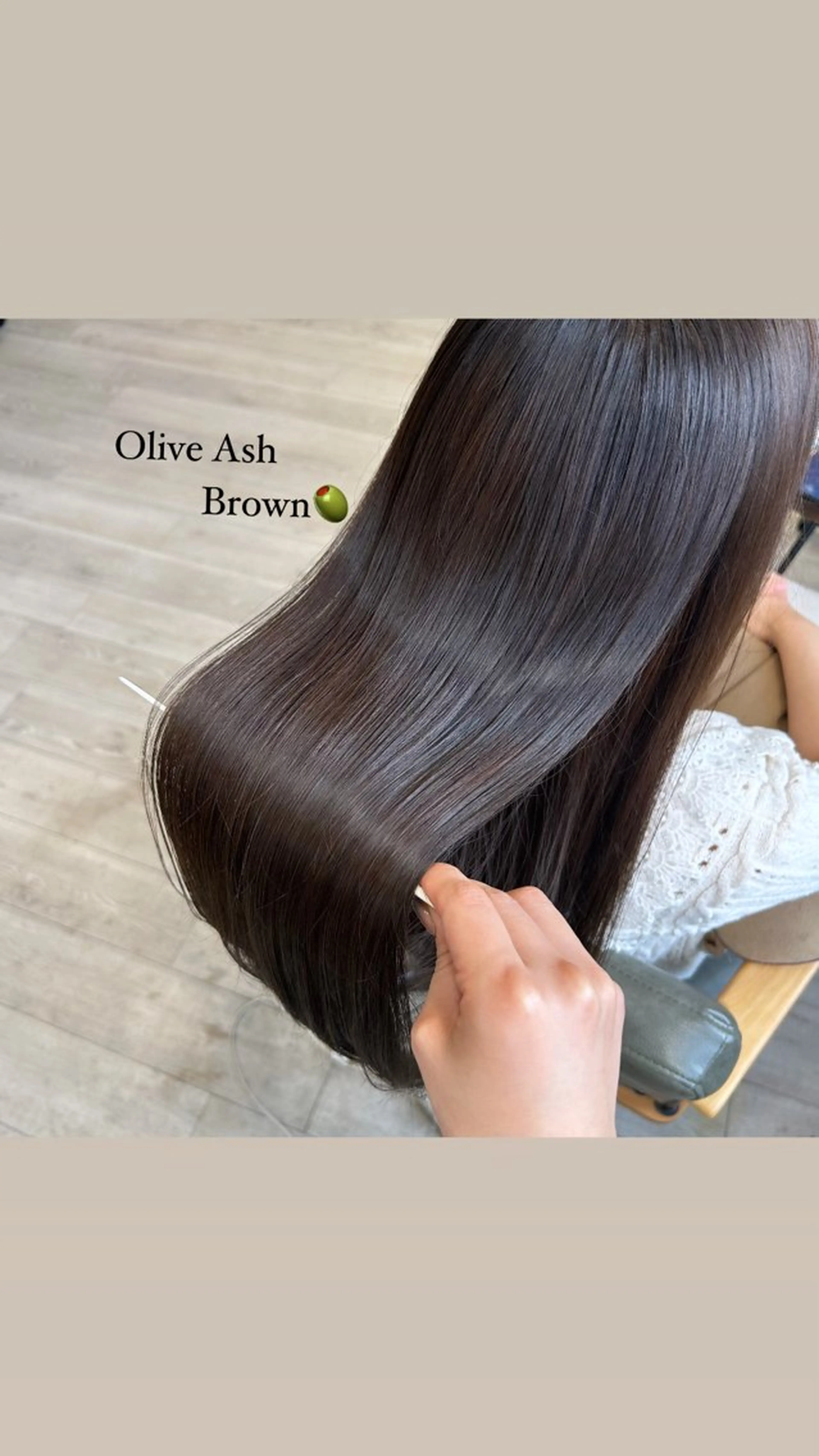 ロング 西 沙菜/トレンド カラー/透明感カラーのヘアスタイル