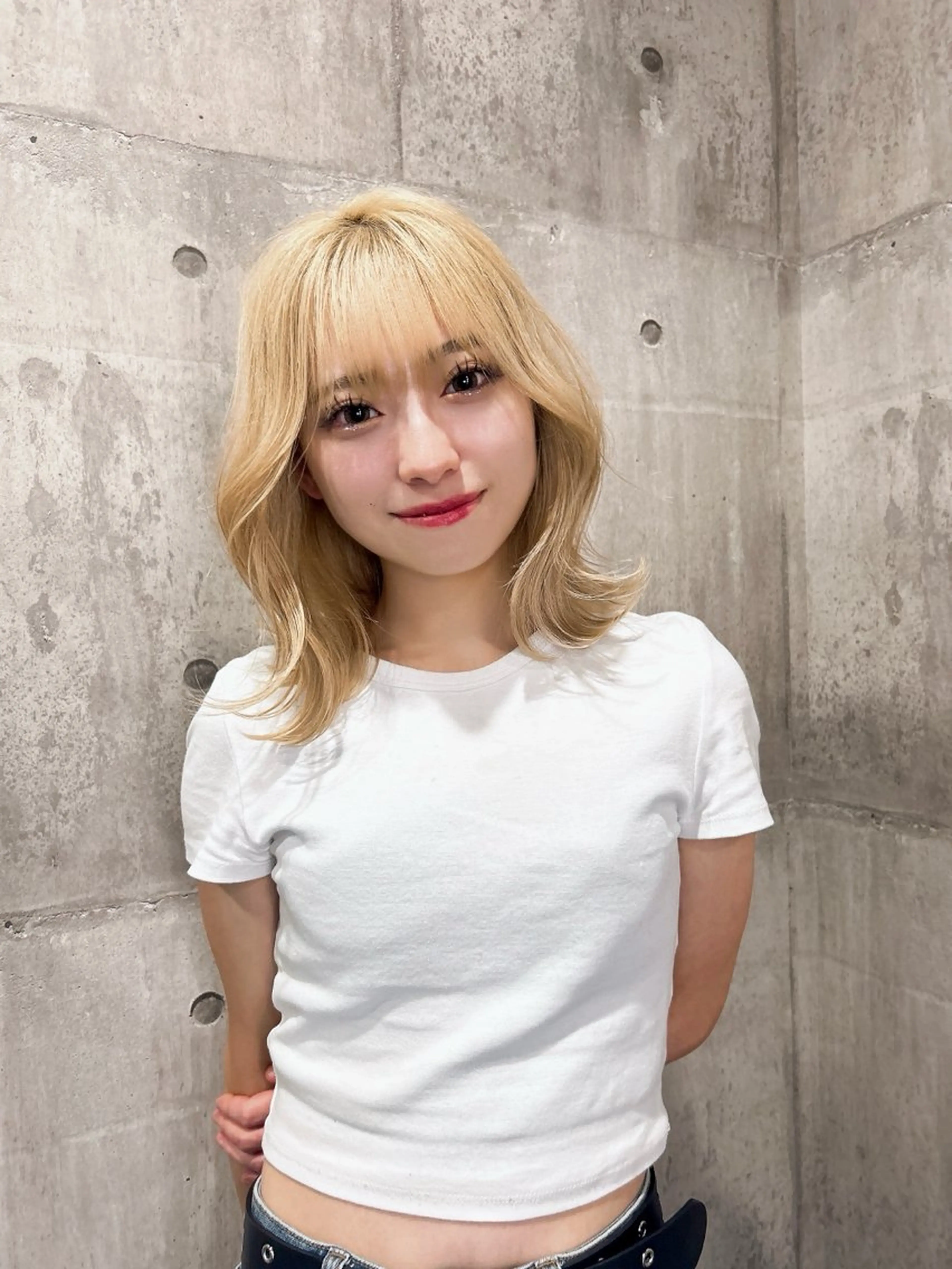 ミディアム カラー 前田 匡蔵のヘアスタイル