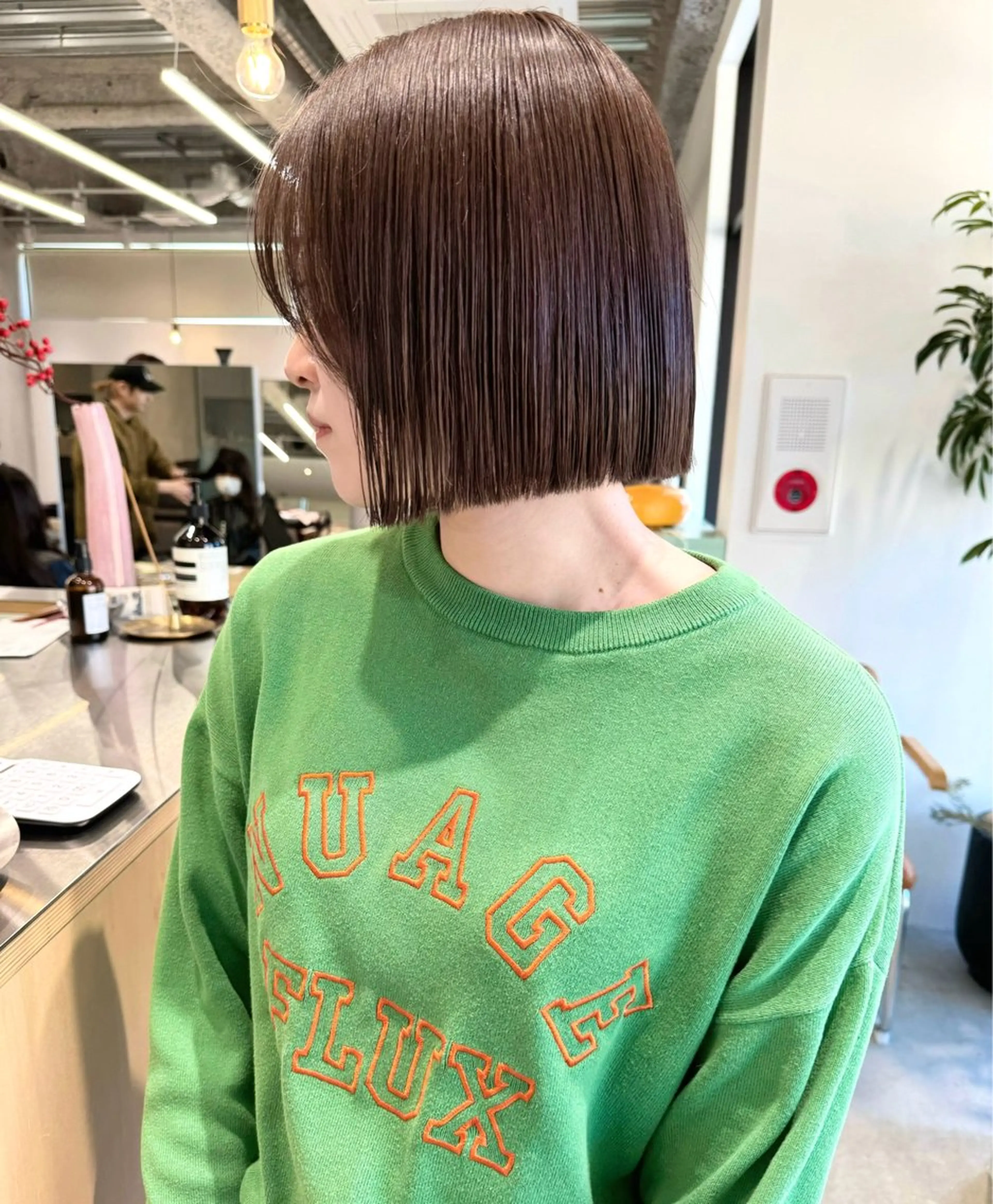 ショート ボブ タンバルモリ 韓国風ヘア 外ハネヘア カット ヘアカラー トリートメント hollo渋谷所属・🇰🇷タッセルボブ /DAIKIのヘアスタイル