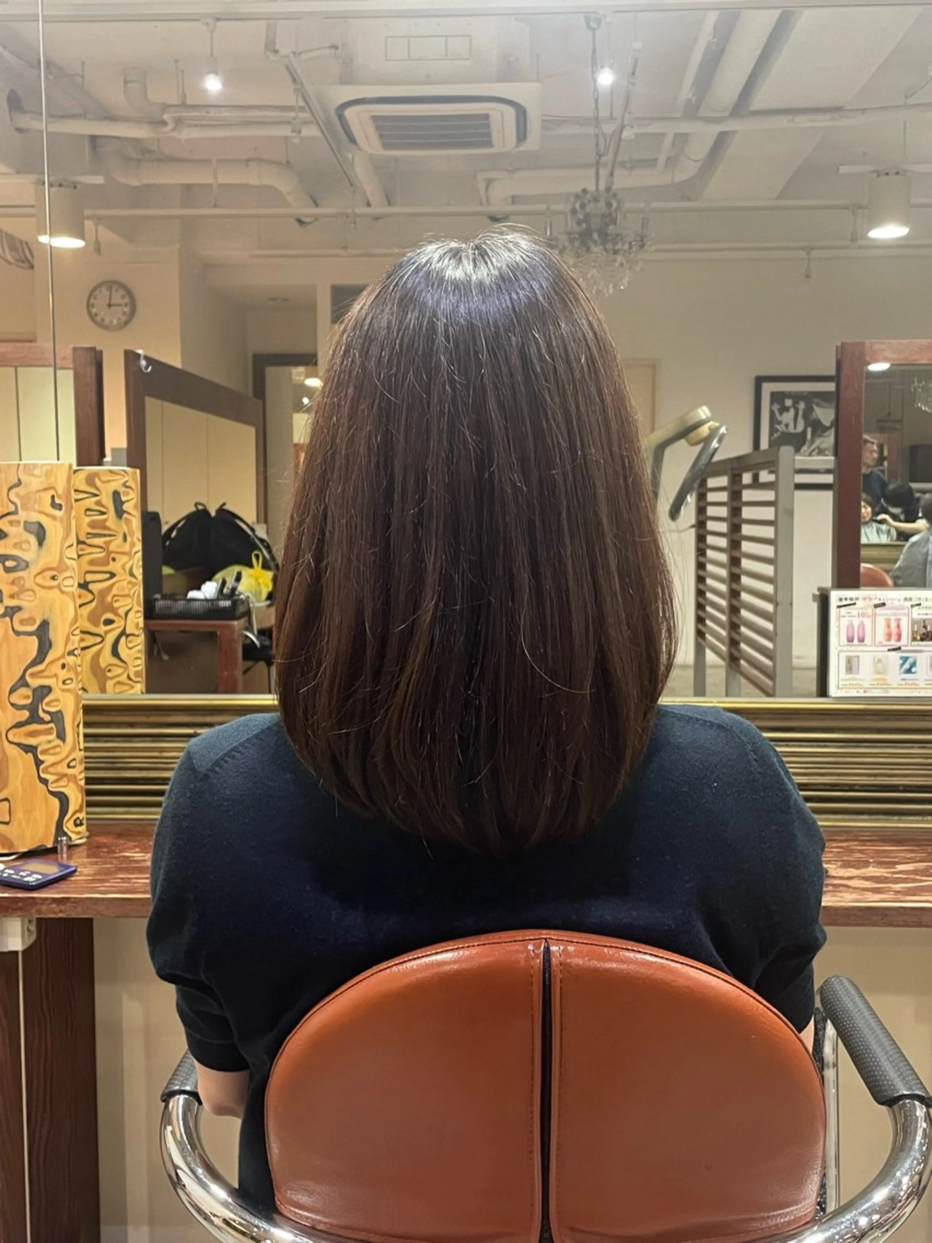 セミロング レイヤーカット メンズカット/ ミズマチタクミ✂️のヘアスタイル