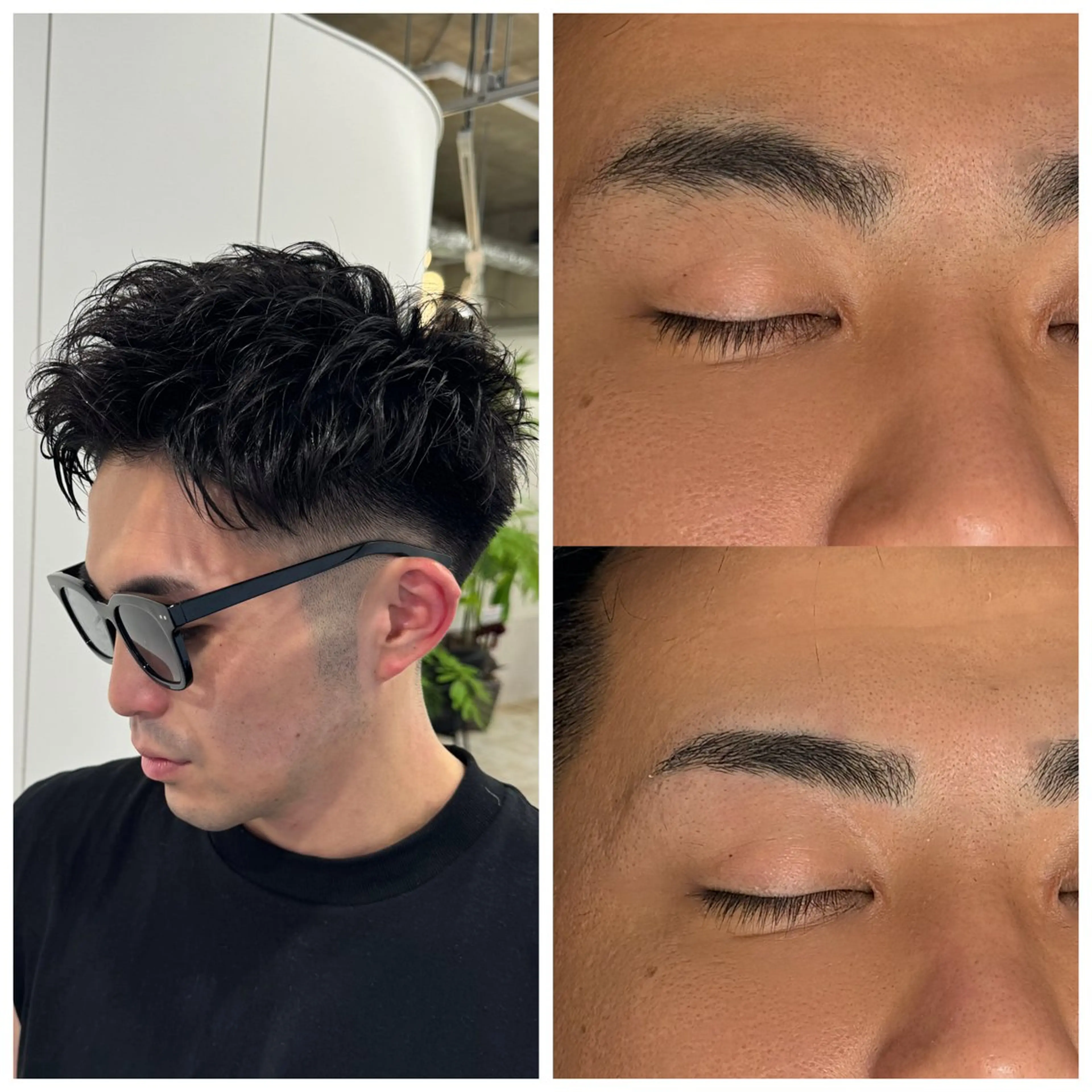 【メンズ】カット＋眉スタイリング ✂️👀✨　6,800円の写真