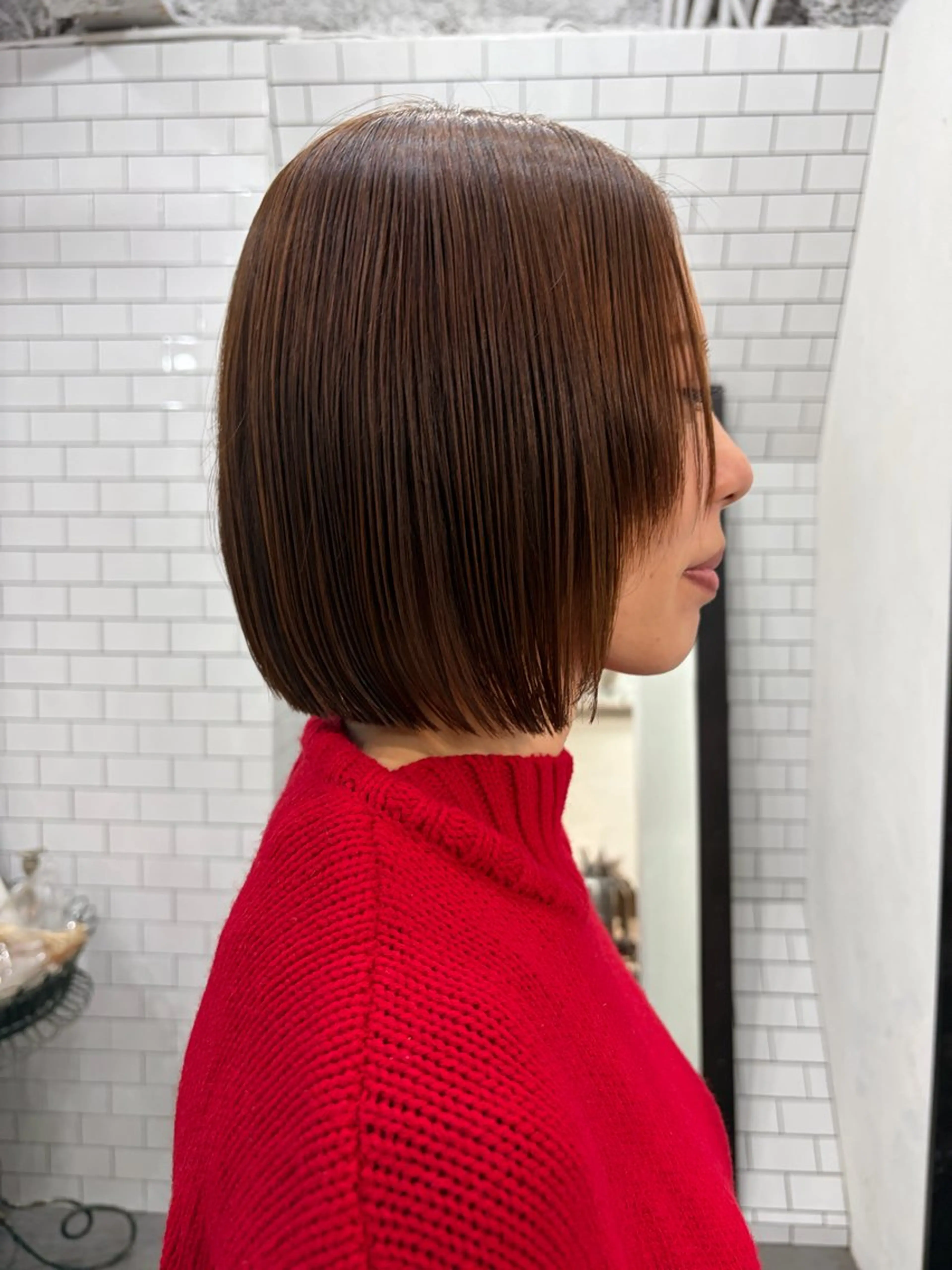 ショート カット 縮毛矯正 妙見 知洋のヘアスタイル