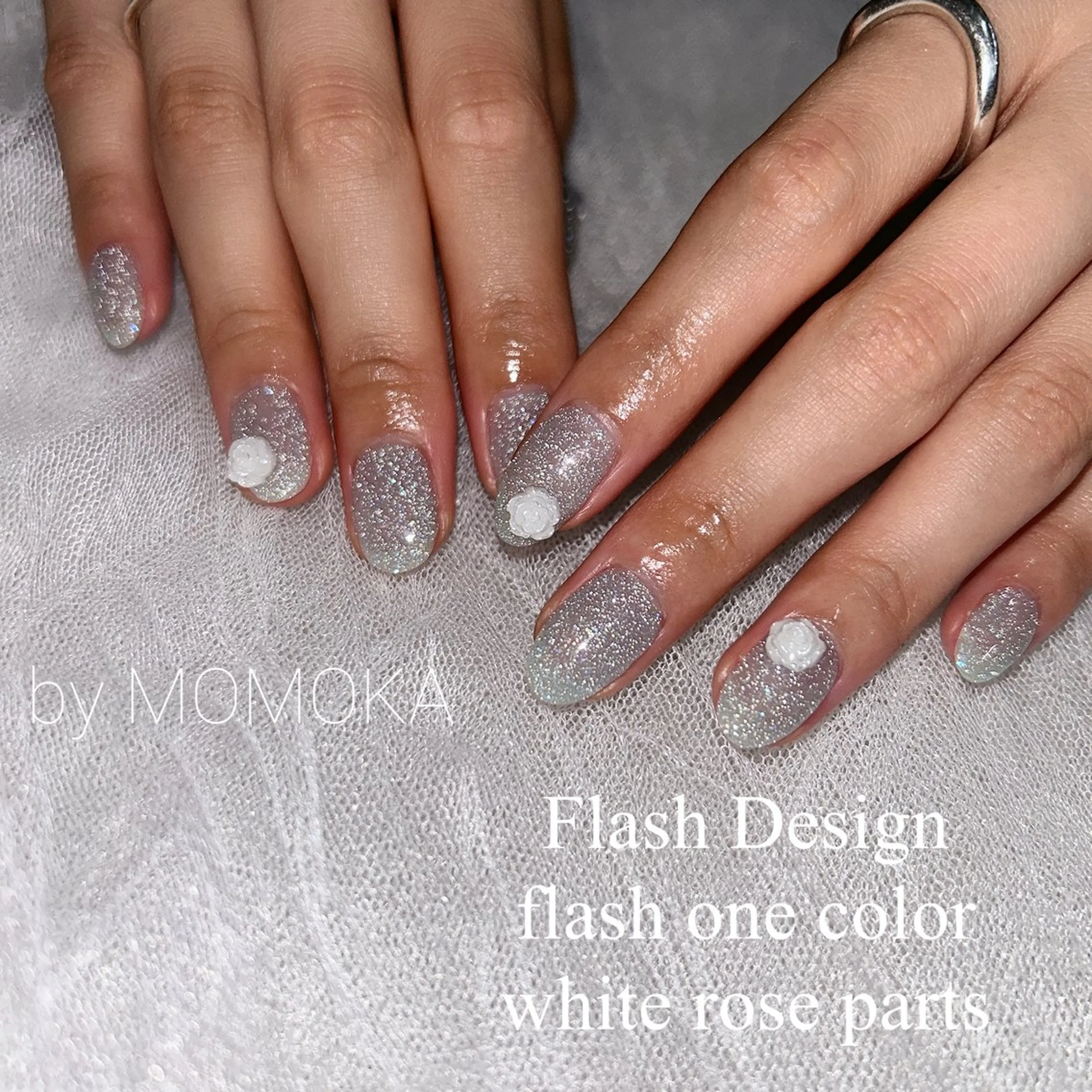 ネイル フラッシュネイル ハンドネイル momoka_nails所属・Momo Nailsのネイルデザイン