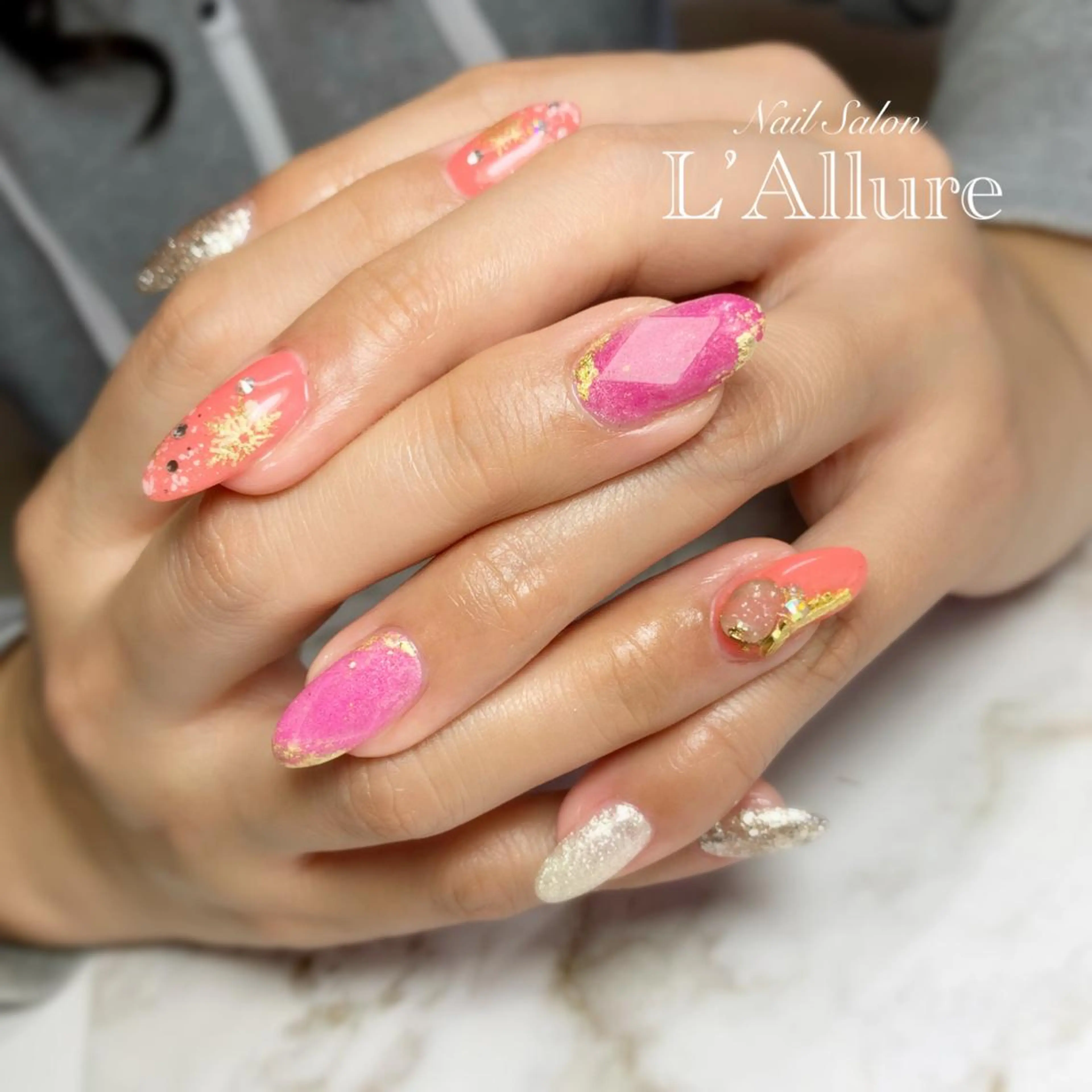ネイル ハンドネイル Nail Salon L’Allureのネイルデザイン