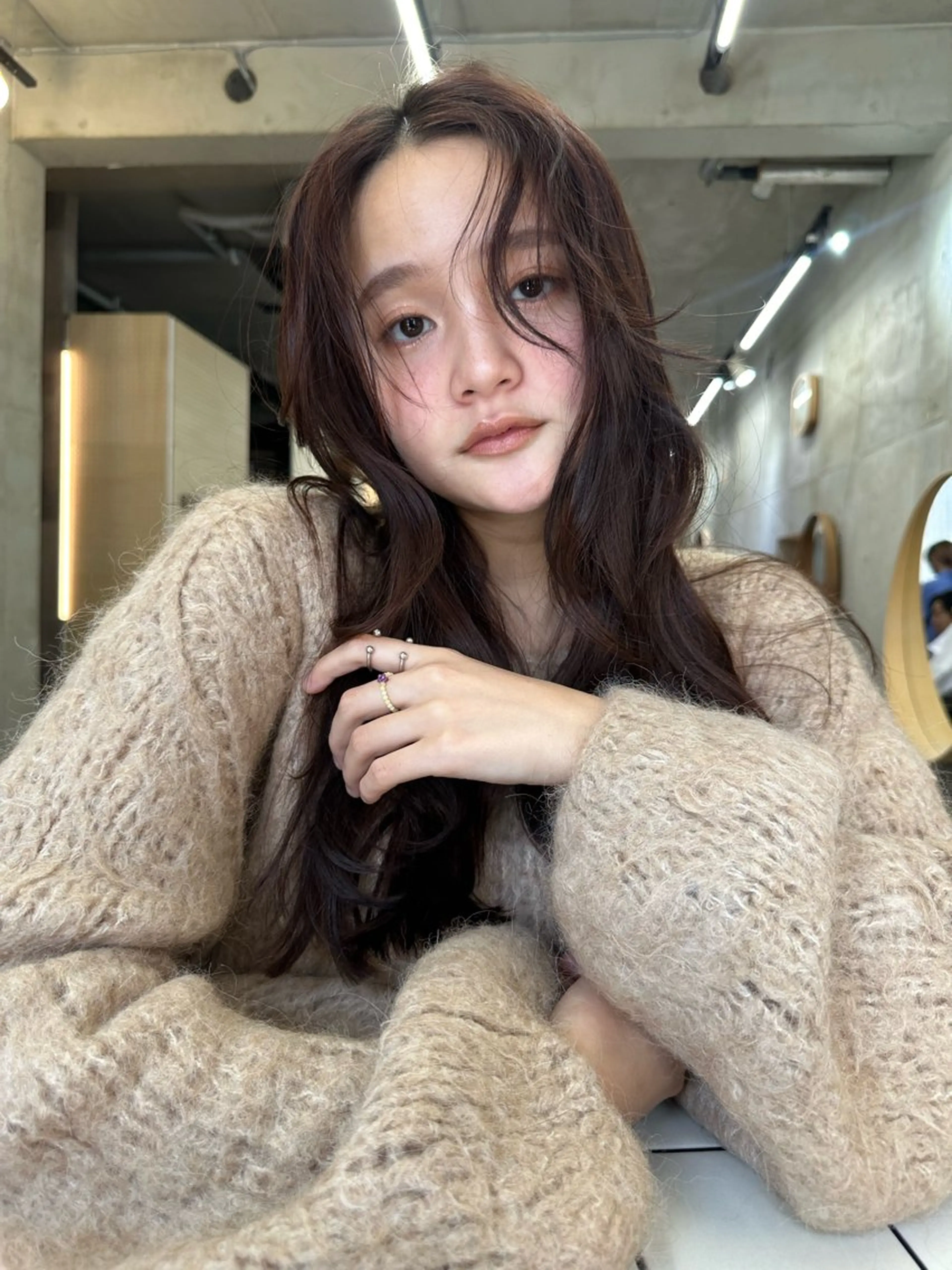 ロング カラー ブラウンカラー カット ヘアカラー トリートメント レイヤーカット💫 ／HARUKA🎀のヘアスタイル