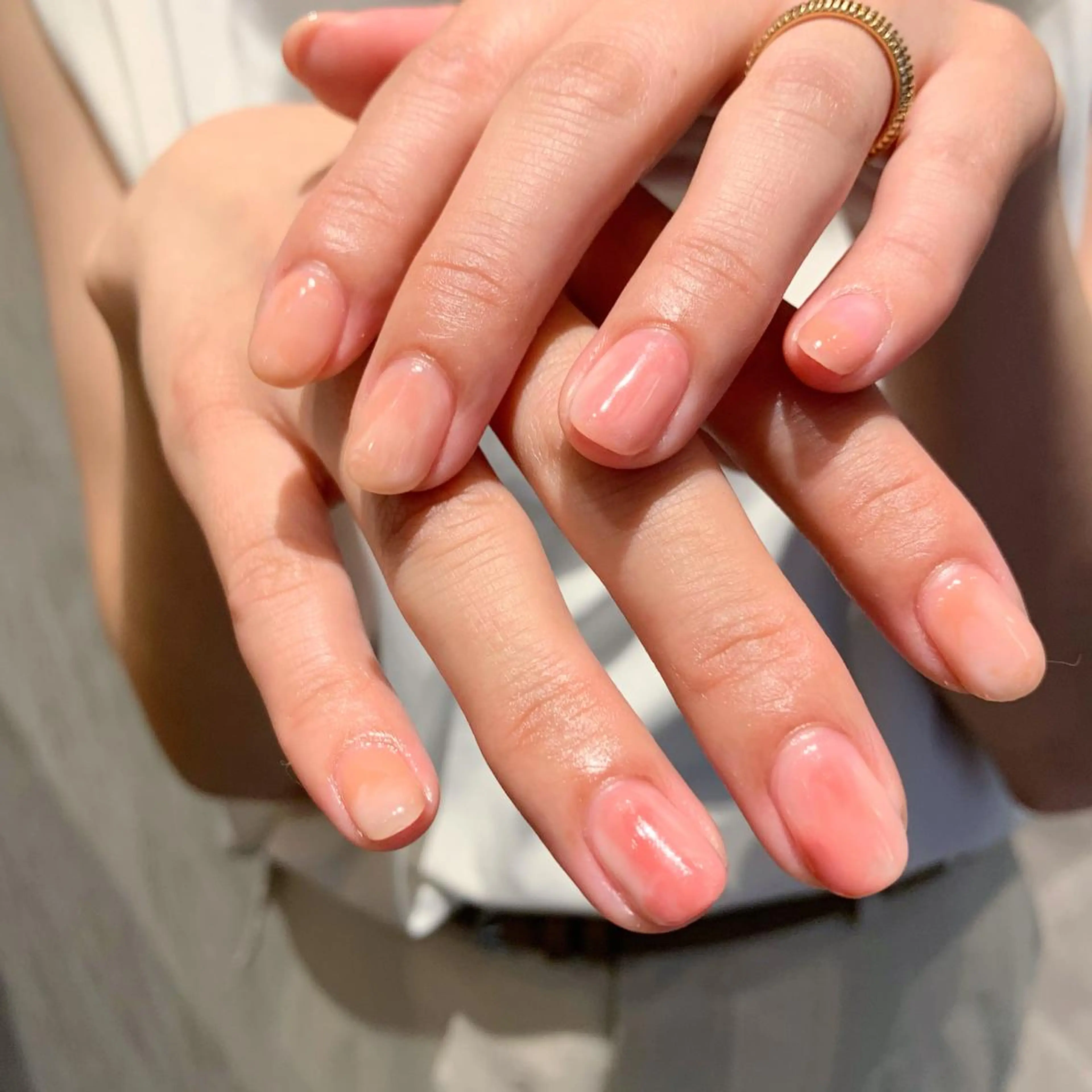 ネイル ジェルネイル ニュアンスネイル パラジェル 《ニュアンスネイル》 risaのネイルデザイン