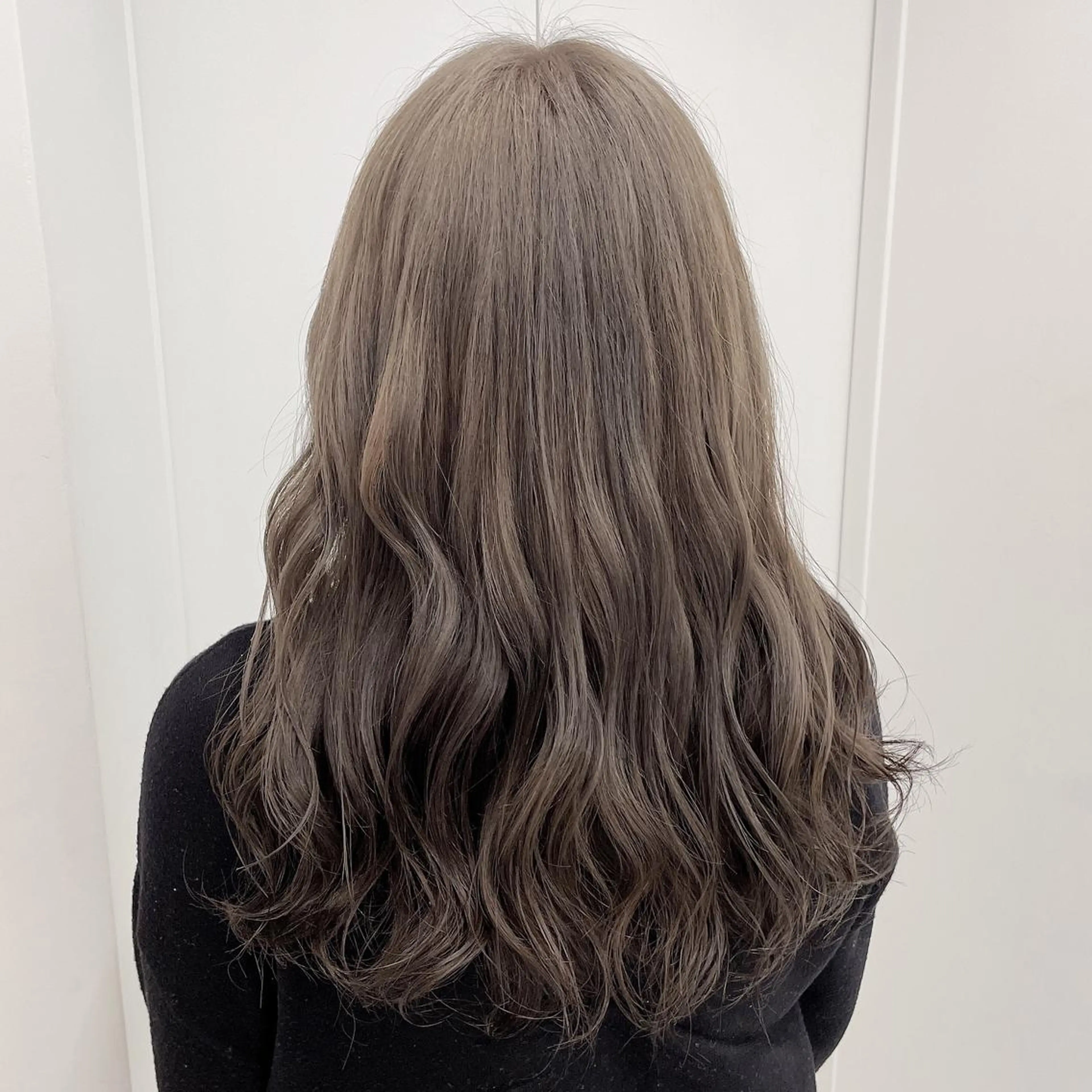 ロング カット ヘアカラー トリートメント 🤍大人っぽ韓国暗髪 🤍Asuka🤍のヘアスタイル