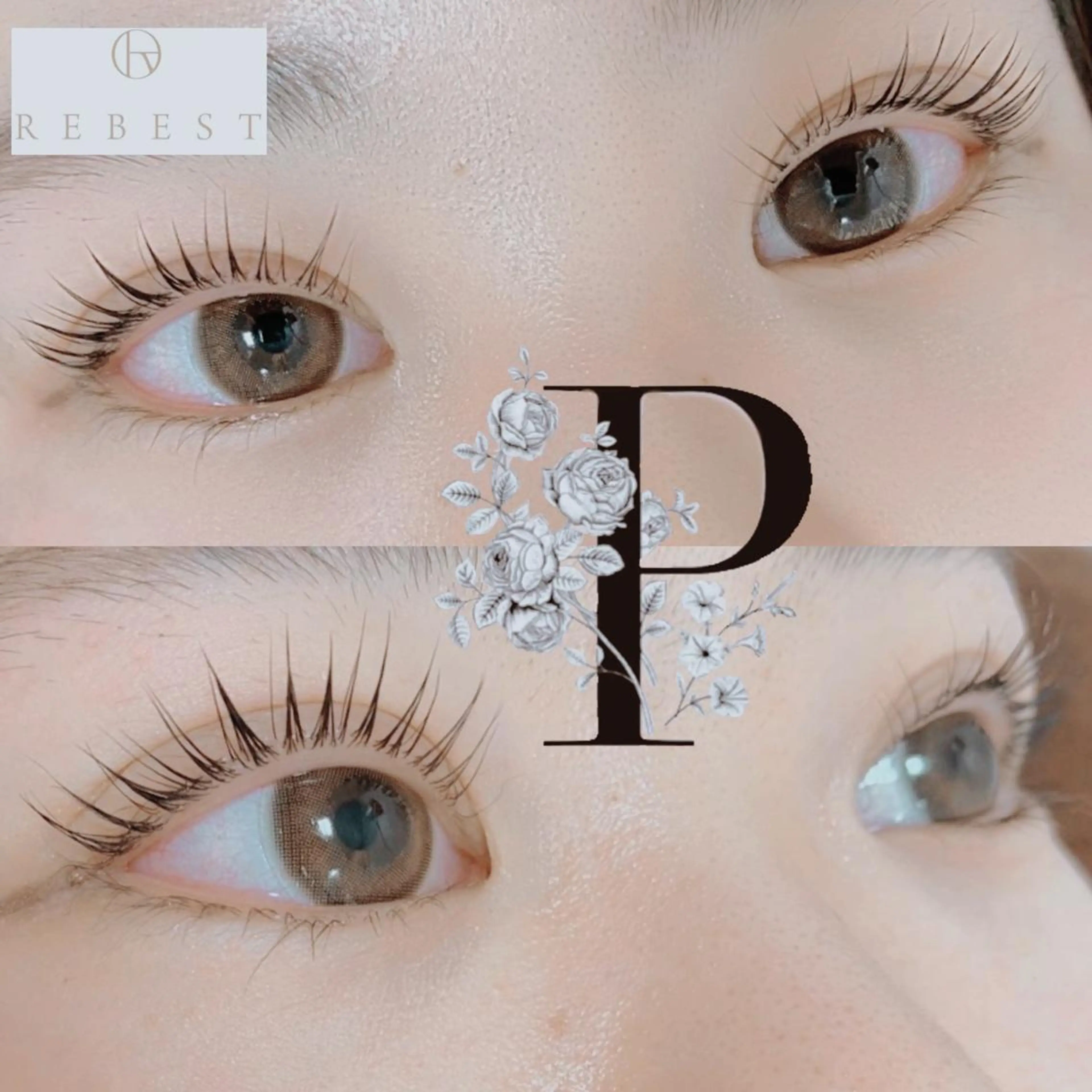 マツエク・マツパ パリジェンヌラッシュリフト 👁️REBEST 🎀YUZUKI🎀のマツエク・マツパデザイン