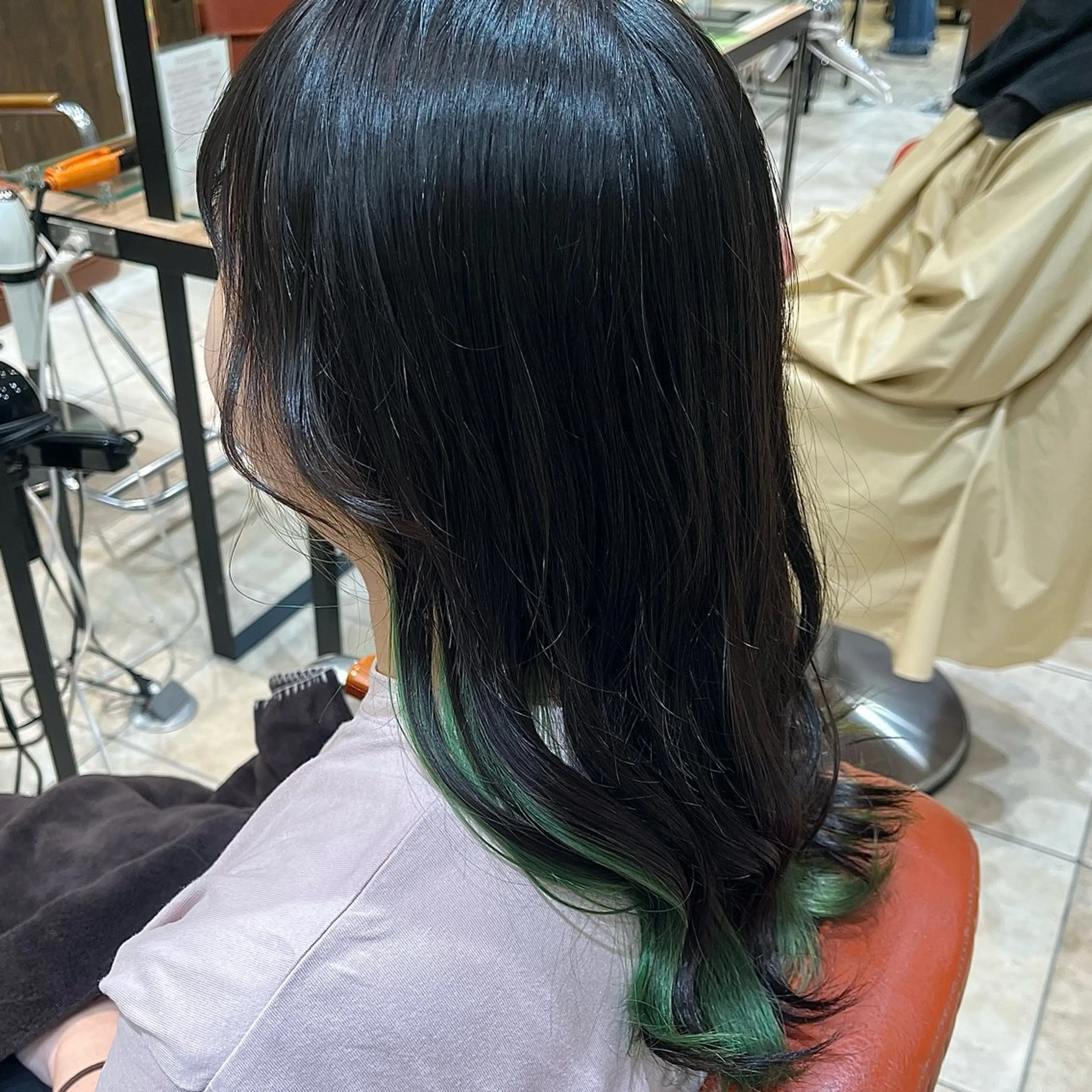 セミロング カラー ヘアカラー YUMEKA🩶 /髪質改善カラーのヘアスタイル