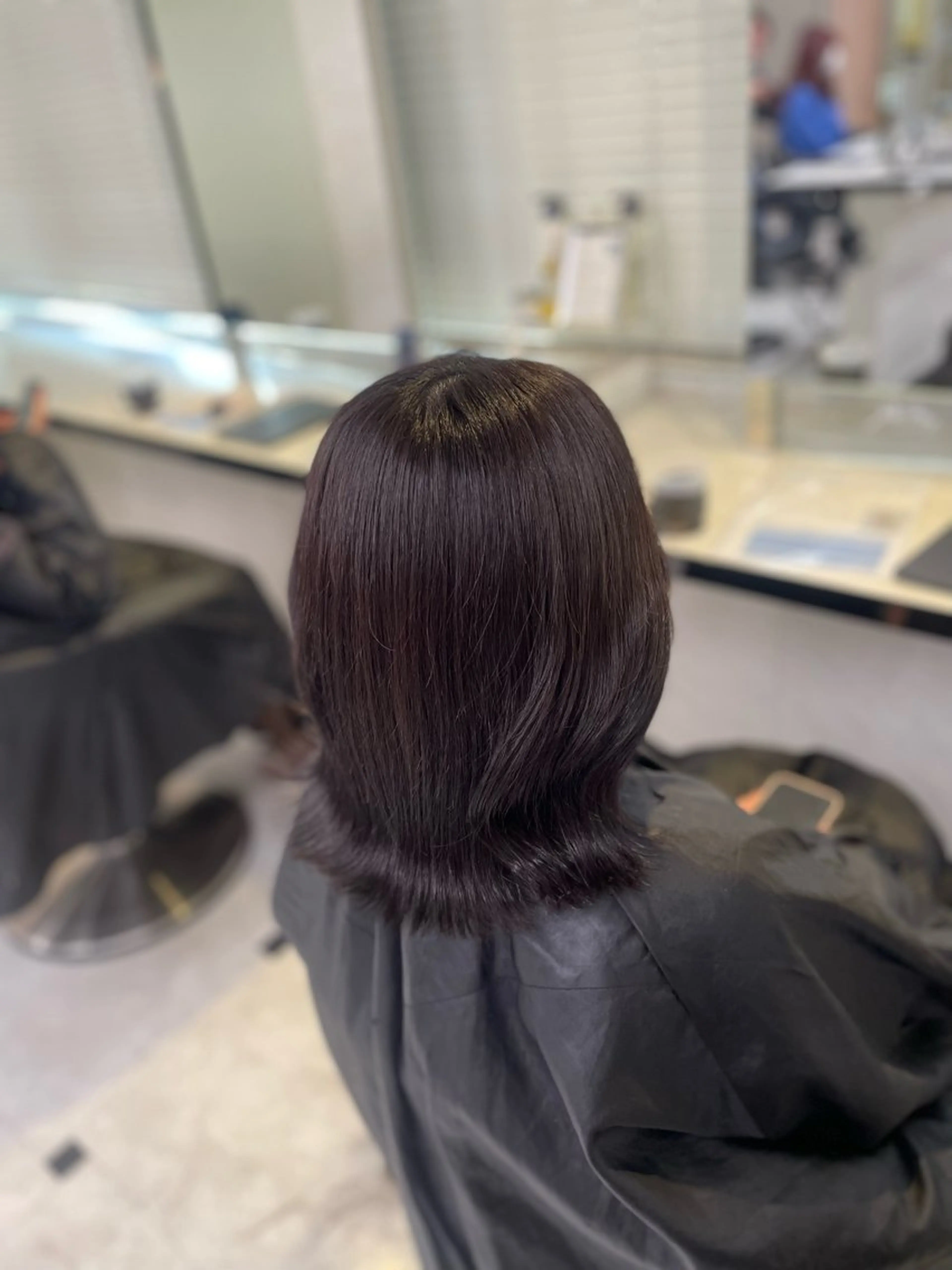 ミディアム カット ヘッドスパ ヘアセット うる艶トレンドヘア 🕊️上野BABYのヘアスタイル