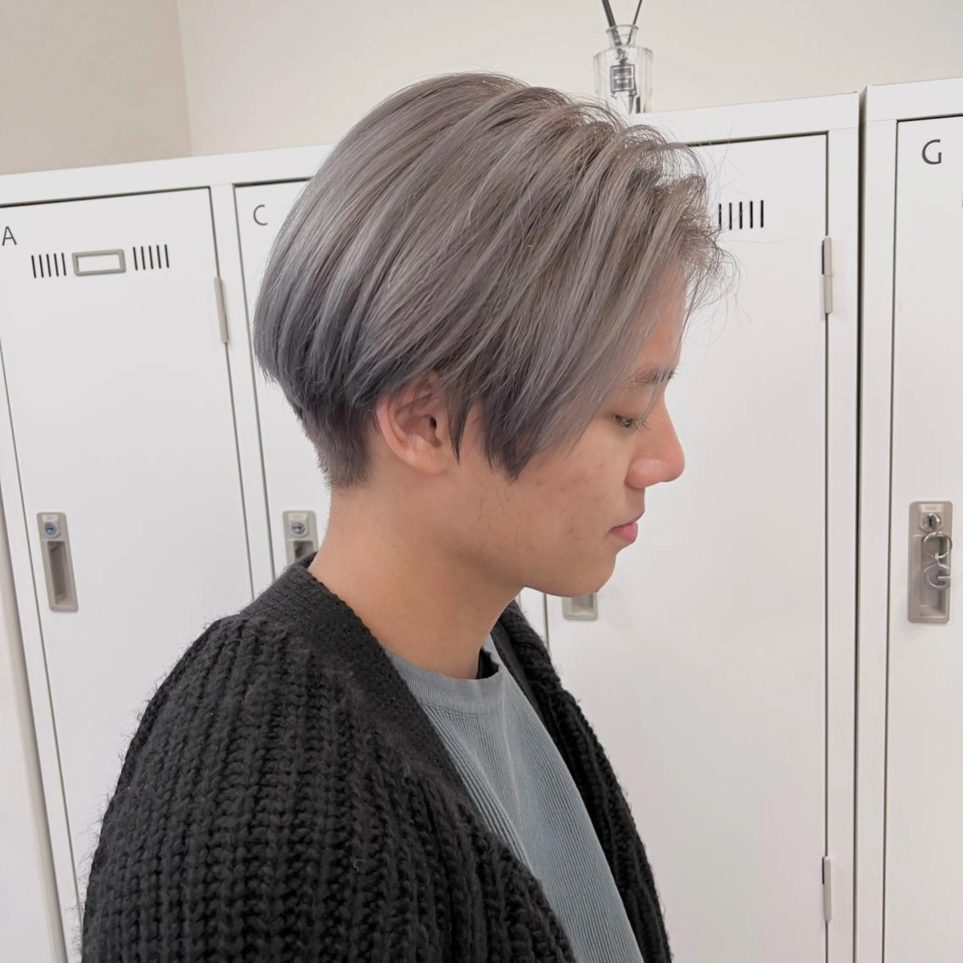 ショート メンズ カット ヘアカラー YUNA ユウナのヘアスタイル