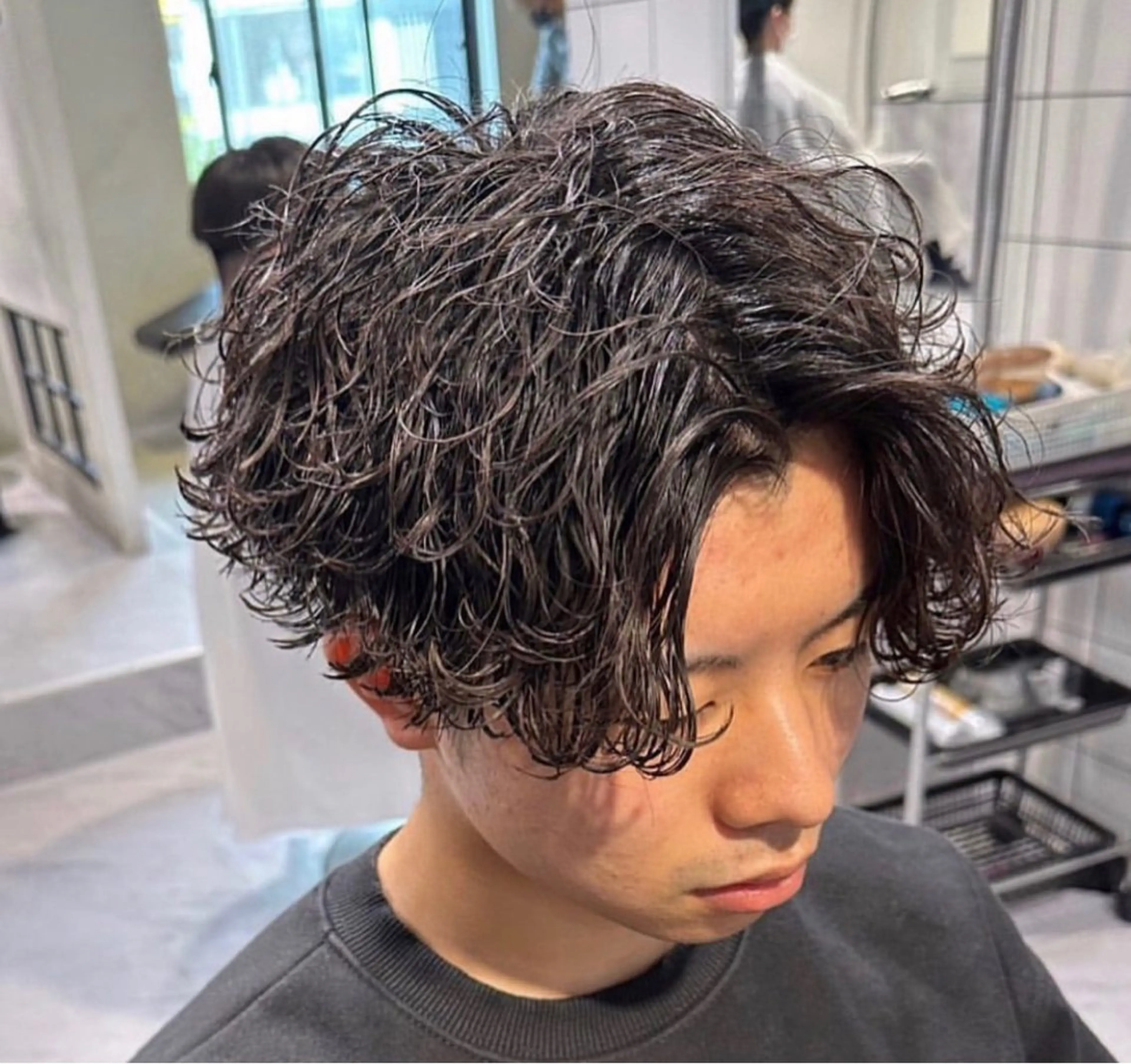 パーマ メンズ カット パーマ 🌟あゆ🌟 女子ウケスタイルのヘアスタイル