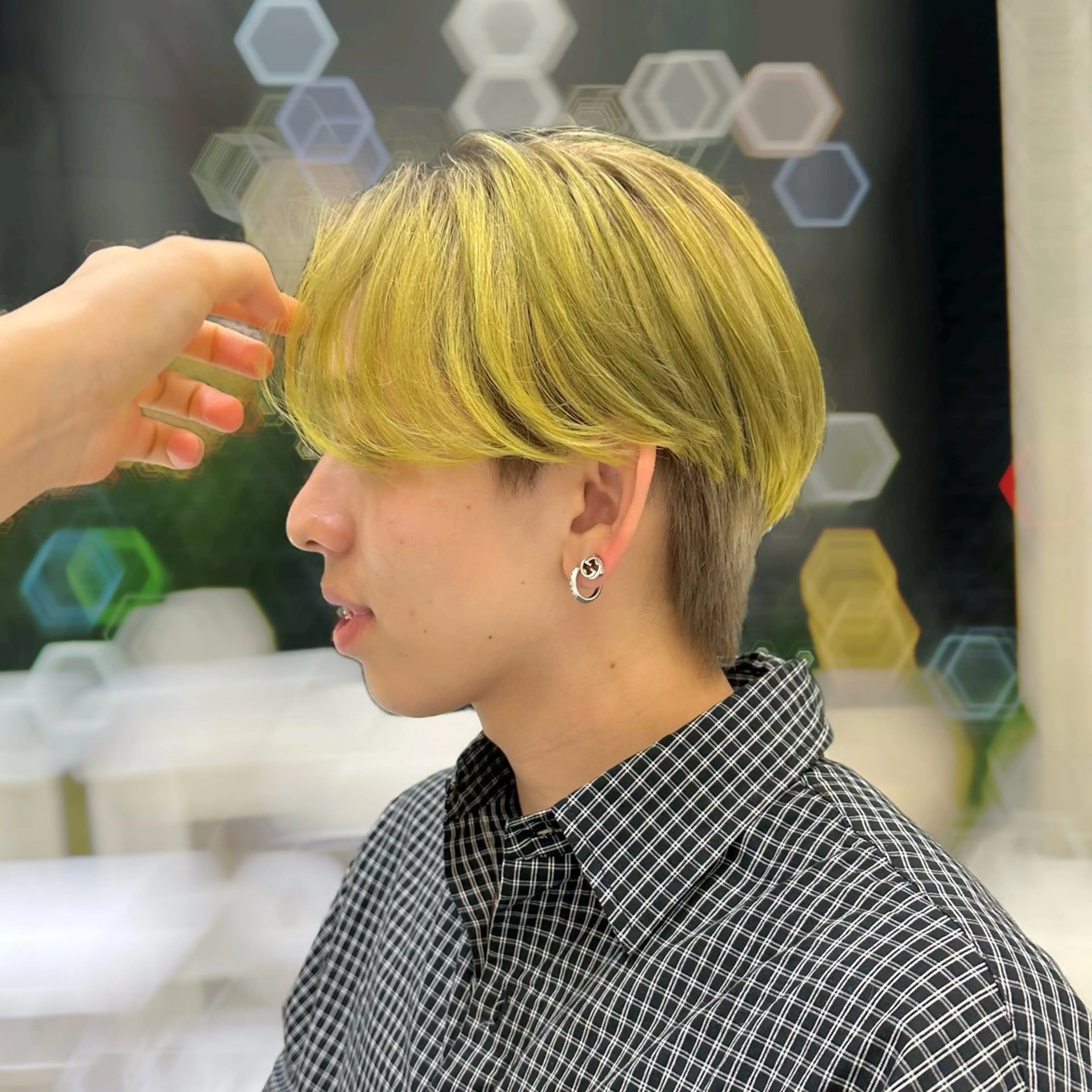 ショート カラー メンズ デザインカラー🕊️ イオのヘアスタイル
