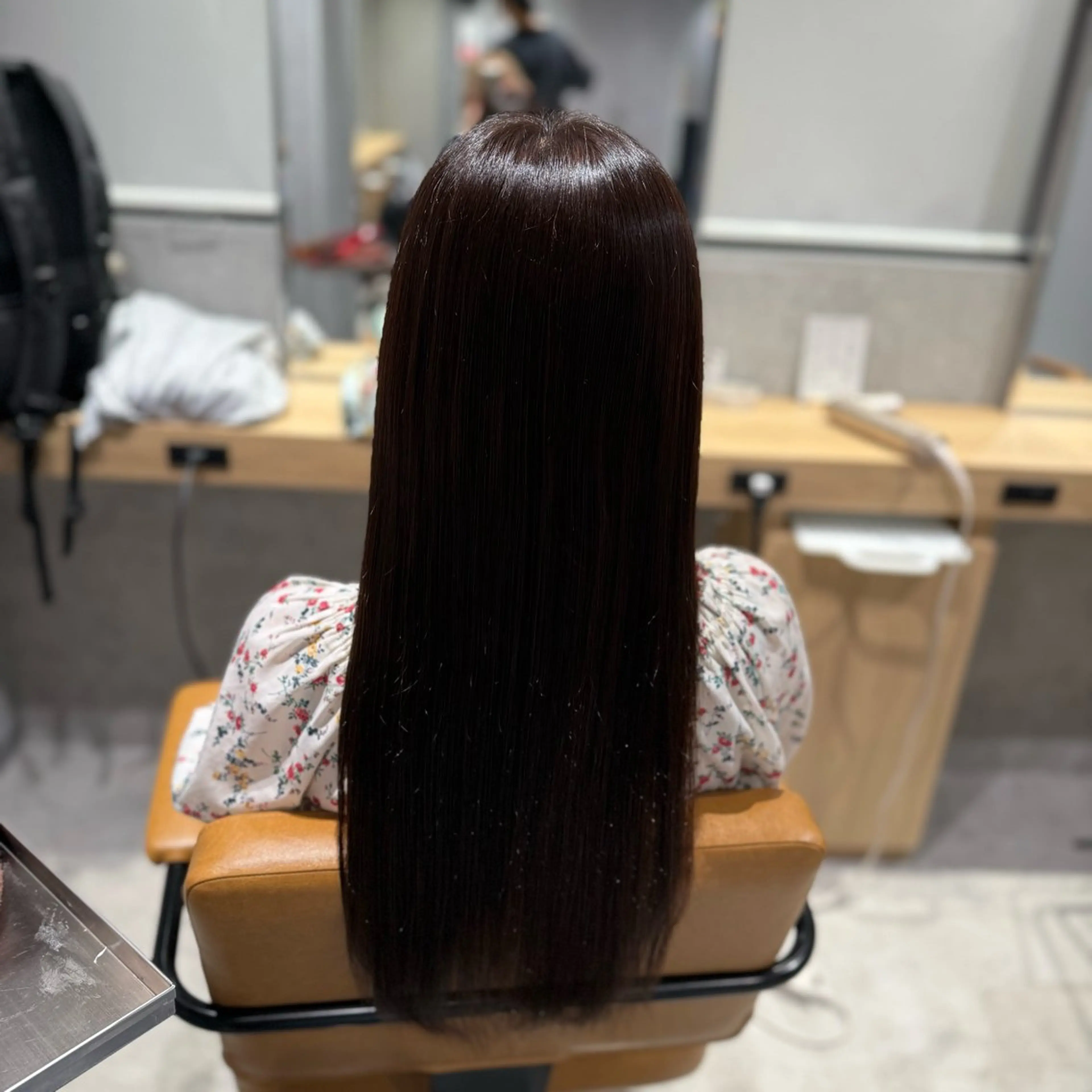 ロング ヘアカラー 青木 あいかのヘアスタイル
