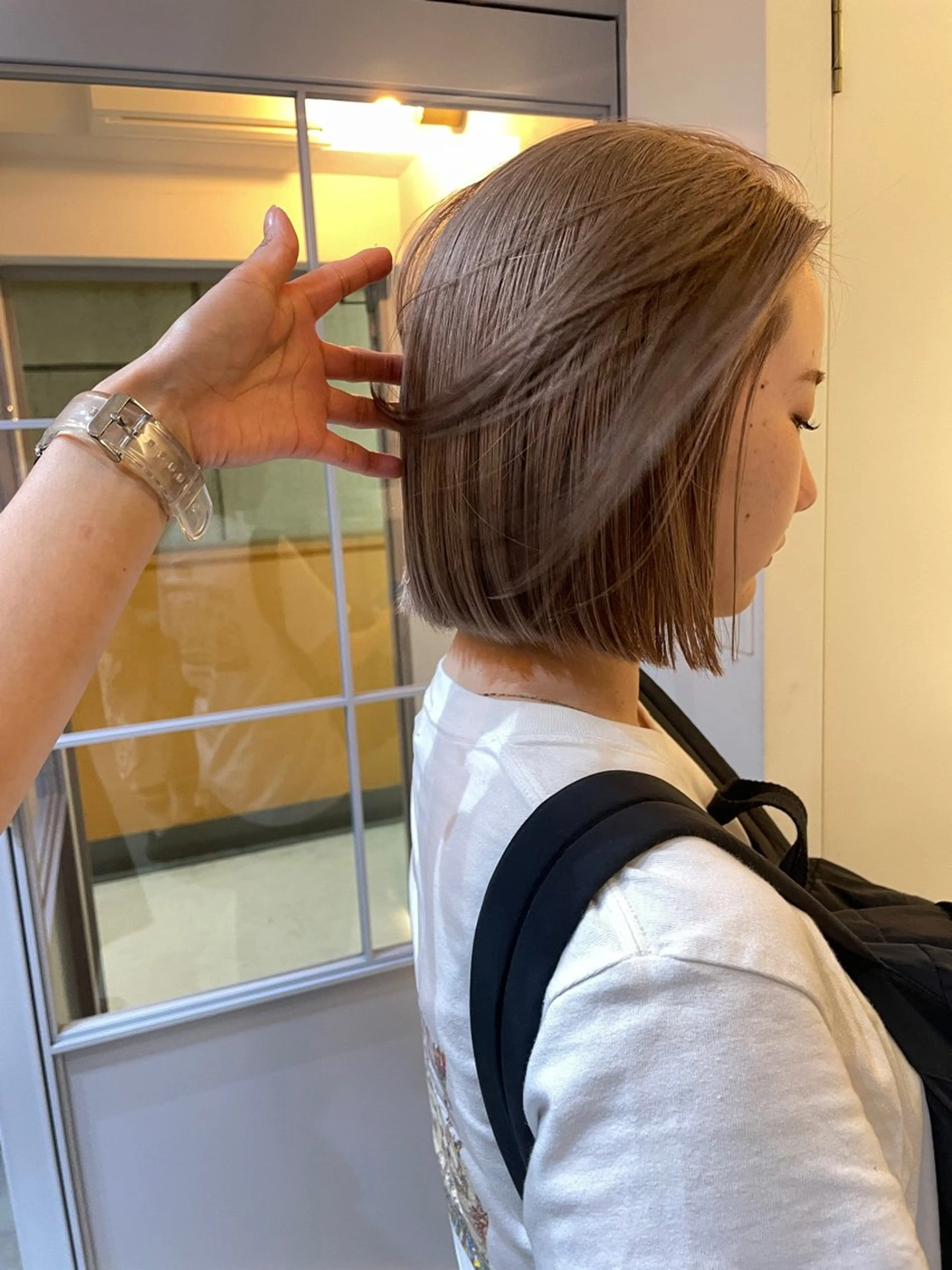 ショート miyu ハイトーン/レイヤーのヘアスタイル