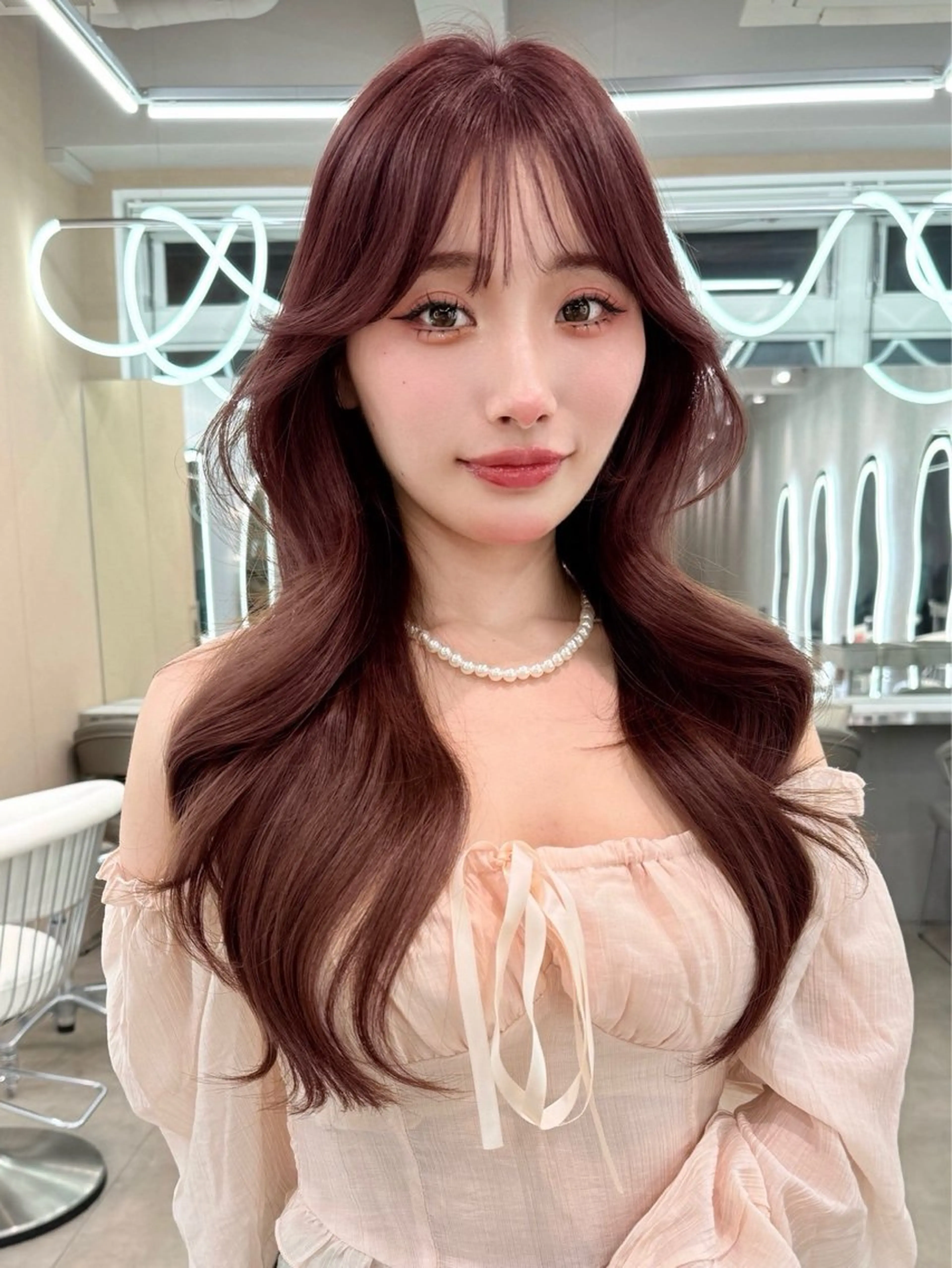 ロング カット ヘアカラー トリートメント 大宮🤍縮毛矯正 髪質改善🪽なるのヘアスタイル